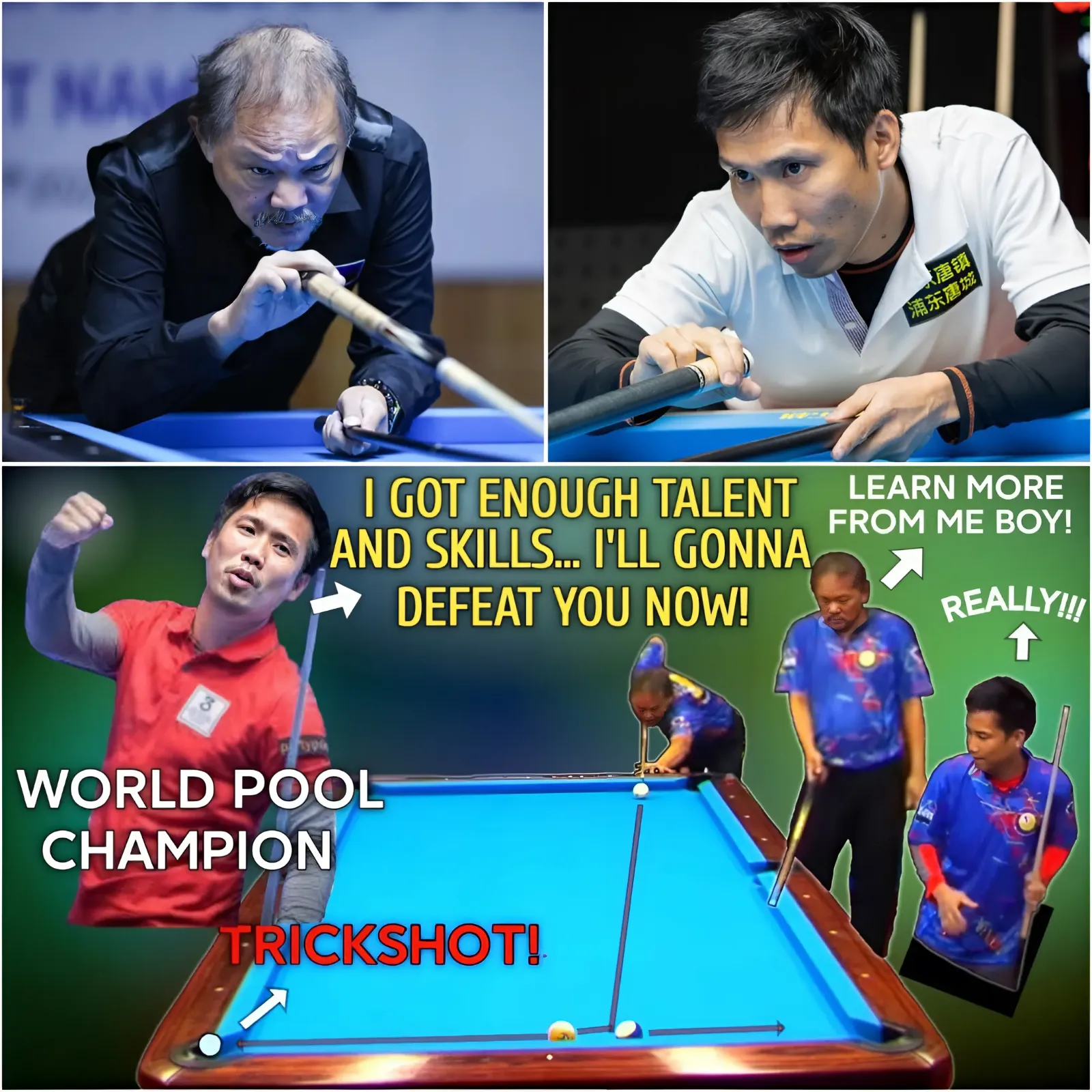 🏆"A valuable lesson" for the WORLD POOL champion against the "Magic" of EFREN BATA REYES!💪💪