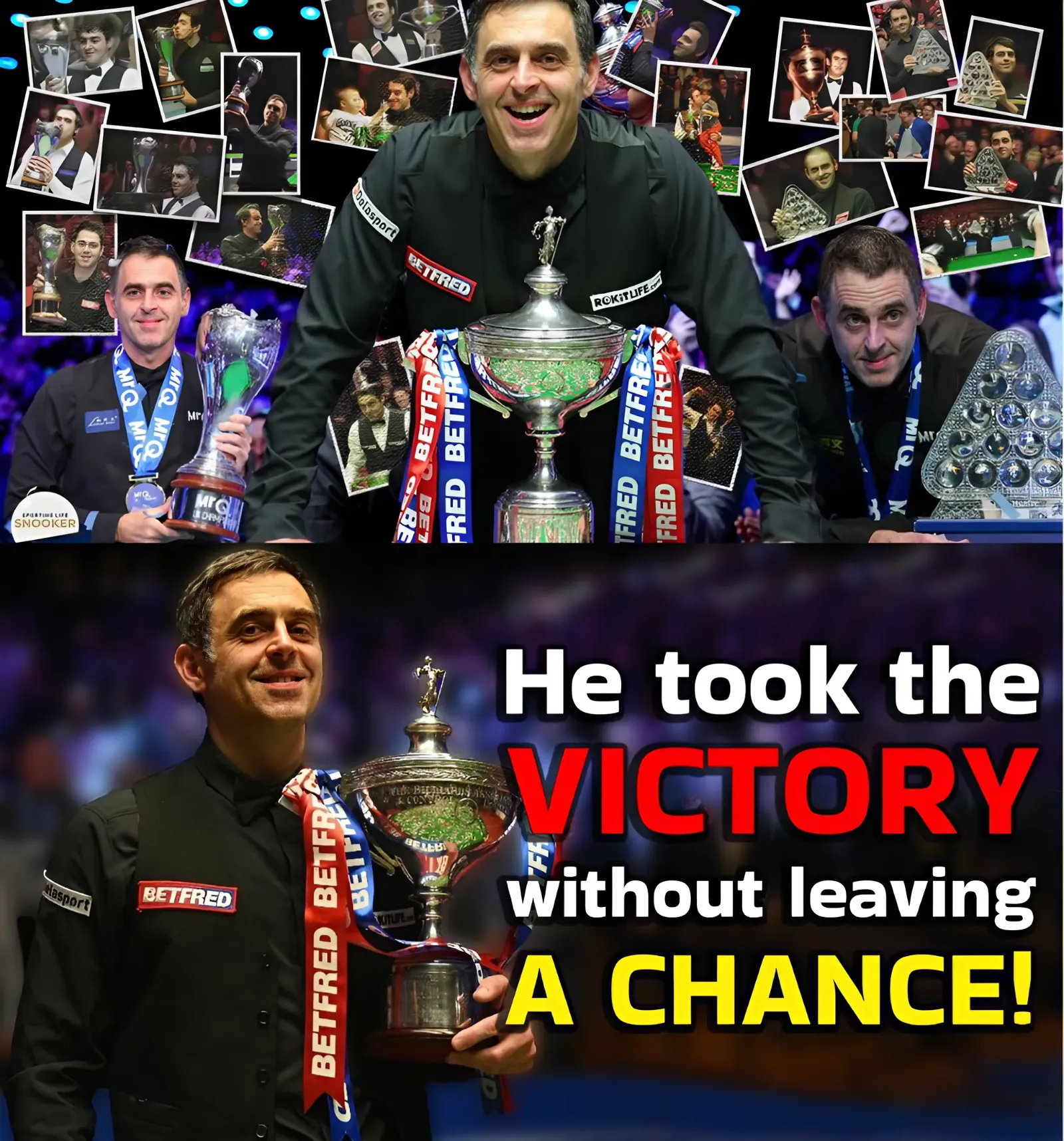 This is the reason why they called Ronnie O'Sullivan the Master of Kick Shot and his opponent was amazed!