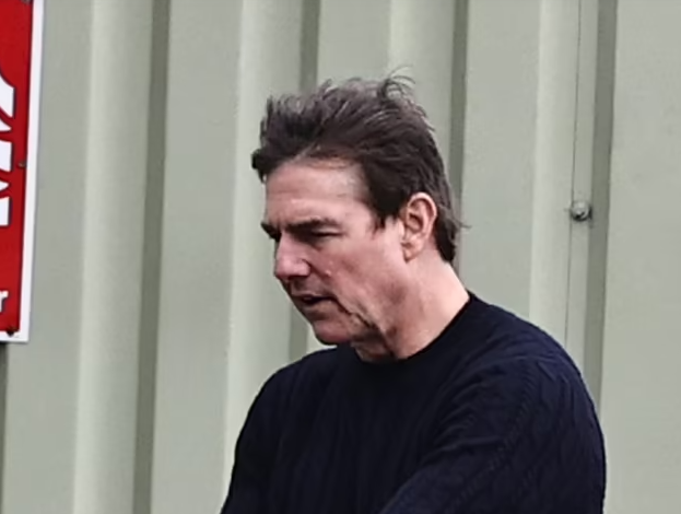 Tom Cruise heads back to work as he takes flying lessons at Duxford Airfield - after shocking fans with THOSE pictures of his changing appearance