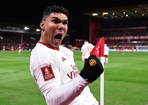 Casemiro scores last-gasp winner as Red Devils book their place in FA Cup quarter-finals to ease pressure on Erik ten Hag