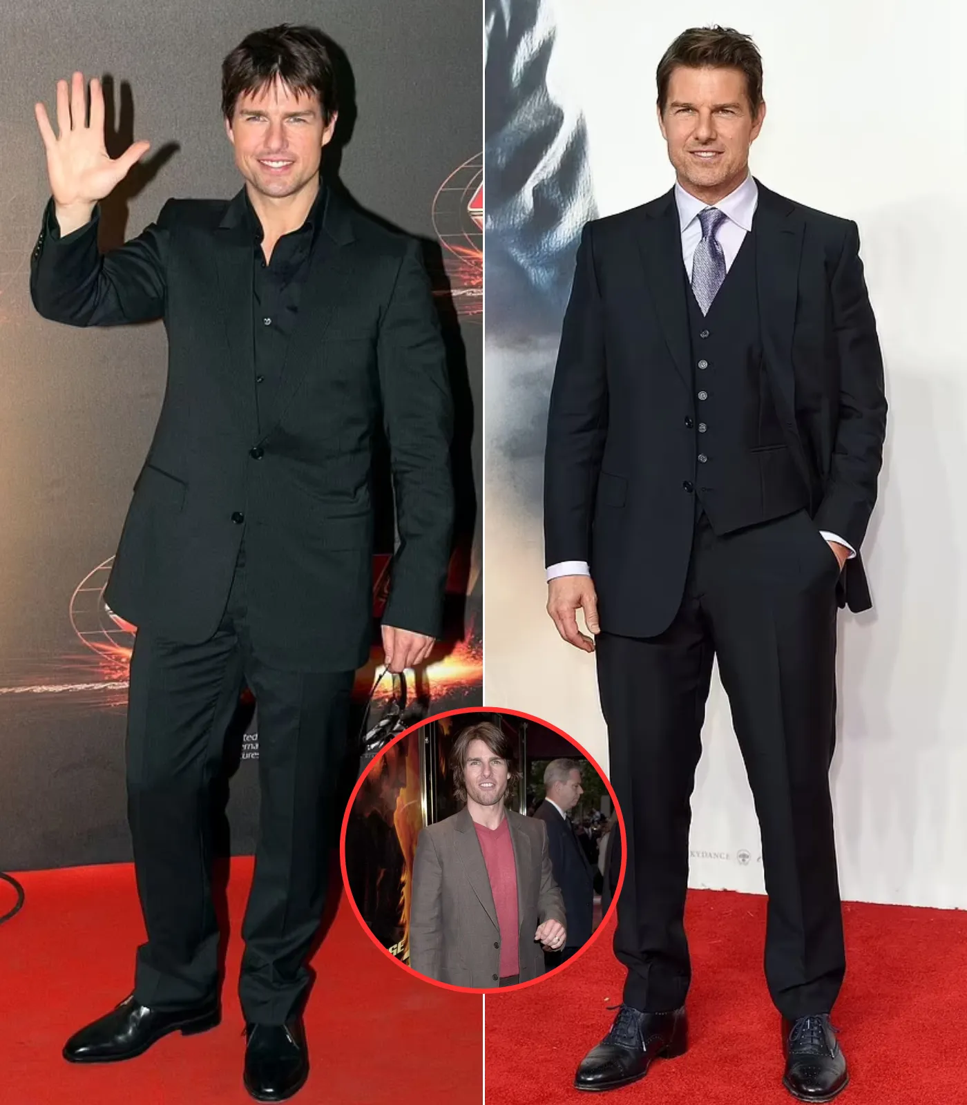 Tom Cruise's changing look through the years: A glance back at the star's leading man evolution at his Mission: Impossible premieres