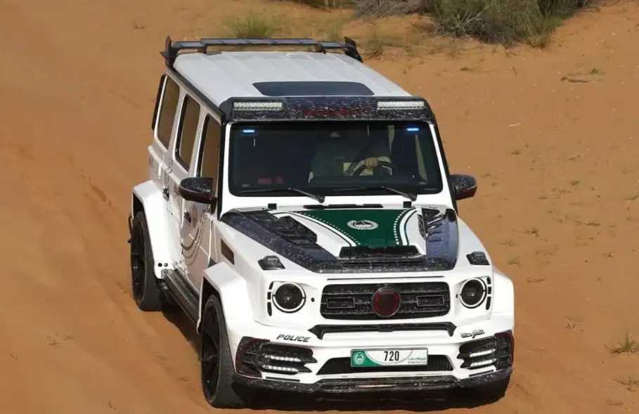 Dubai police force added Mercedes-AMG G63-based ‘Mansory P720’ to its unbelievable supercar fleet