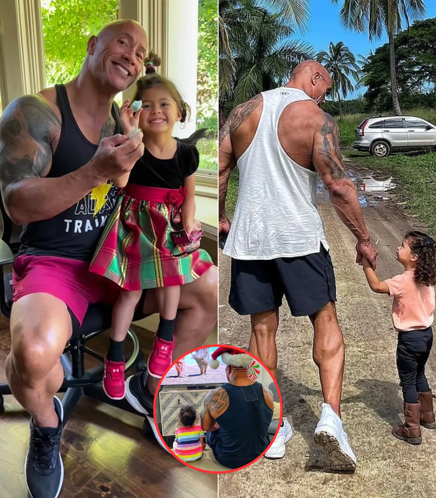 Have A Look At 'Dwayne The Rock Johnson's Adorable Father-Daughter Moment