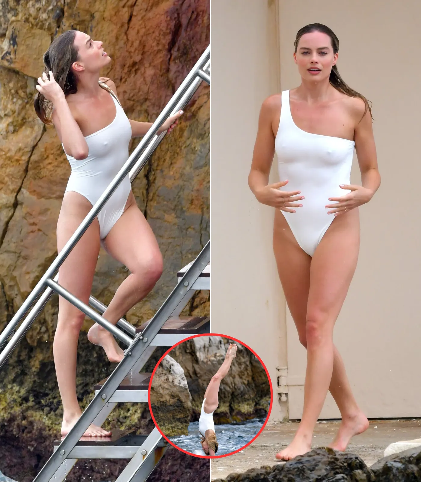 Margot Robbie Shows Off Her Impressive Diving Skills in Cannes