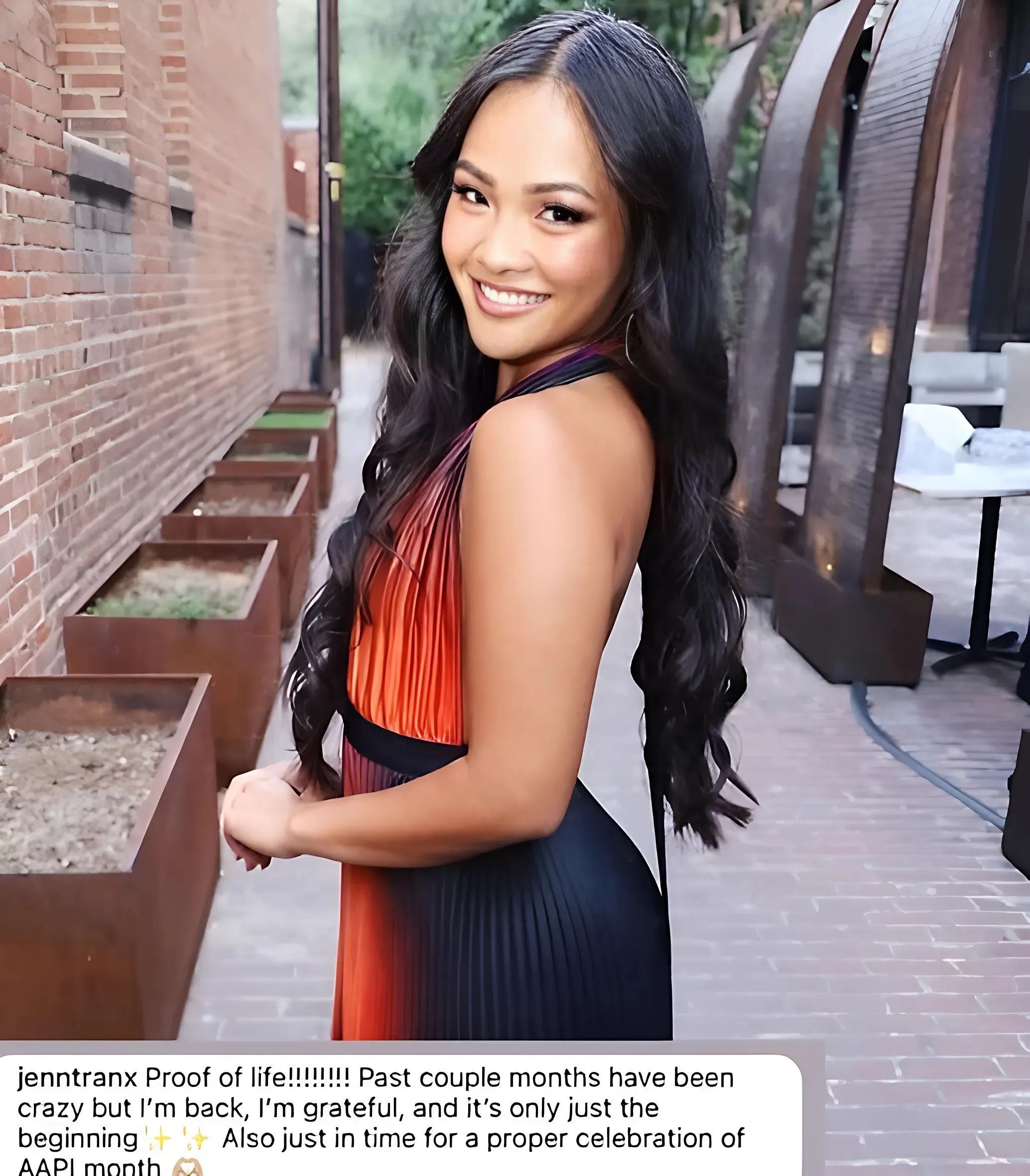 Jenn Tran Returns To Social Media With Gorgeous New Photos: ‘Past Couple Of Months Have Been Crazy’