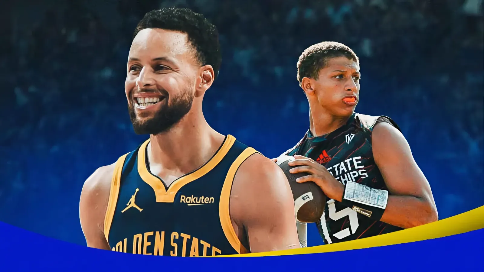 Warriors’ Stephen Curry has epic reaction to Patrick Mahomes’ HS hoops highlight