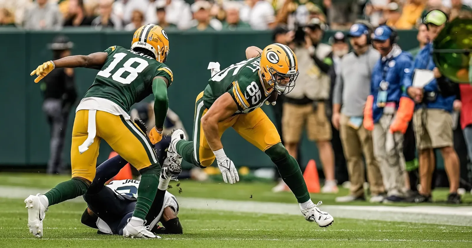 Packers TE Tucker Kraft doesn't hold back while describing gruesome injury