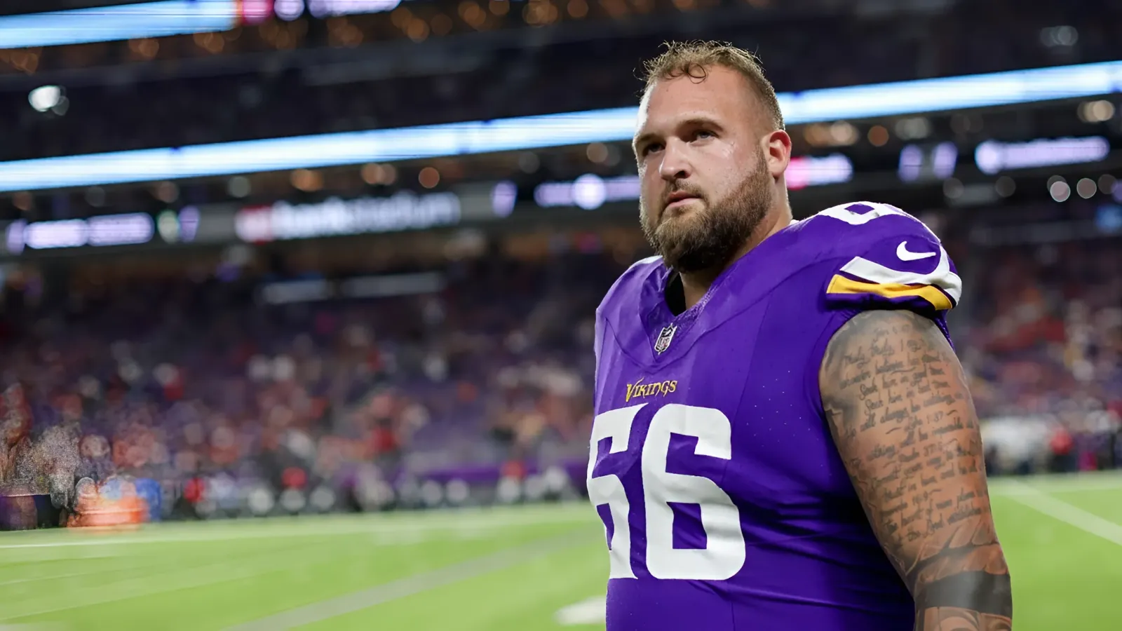 $11 Million Lineman Sends 1-Word Reaction to New Contract With Vikings