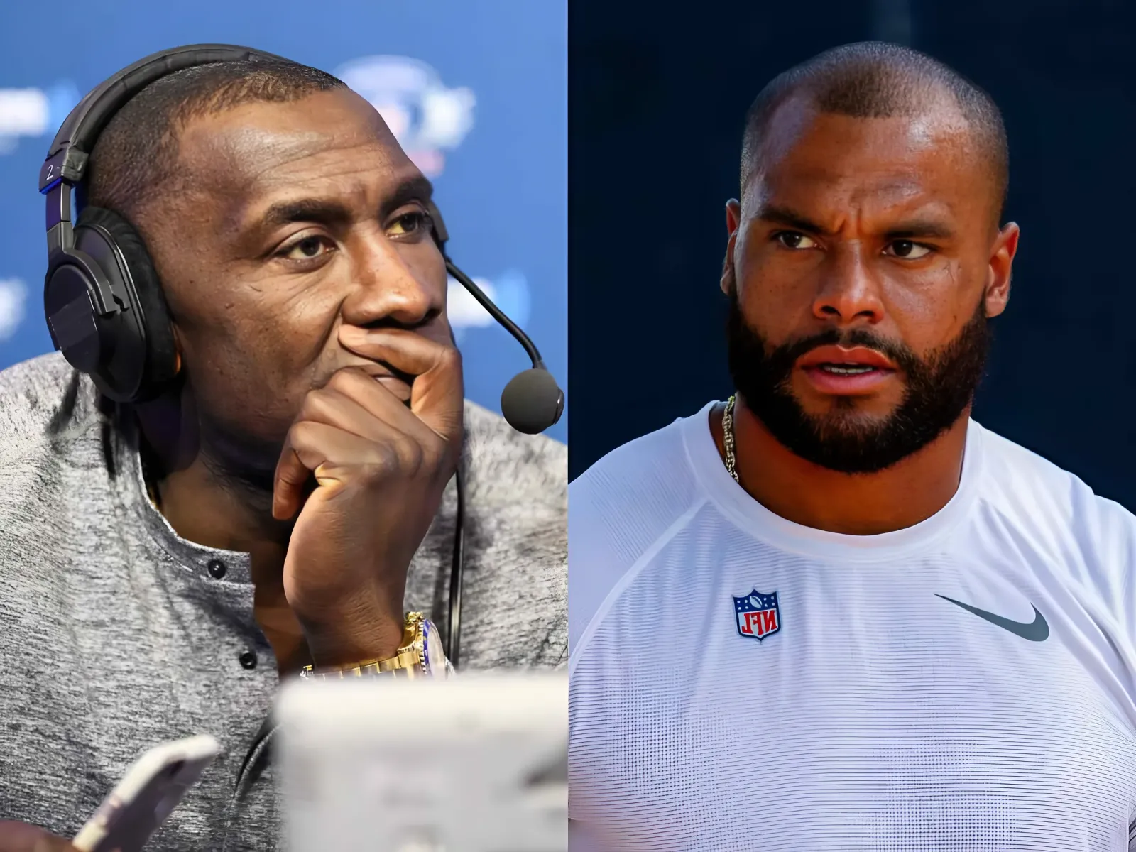 Shannon Sharpe believes Dak Prescott is not worthy of being ranked amongst the top QBs in the NFC