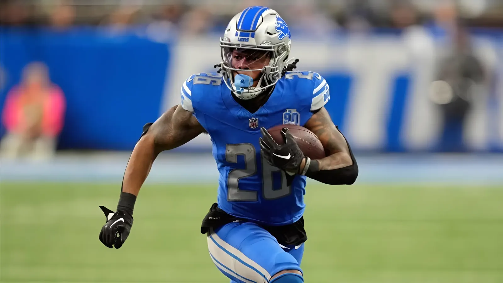 Jahmyr Gibbs' progress as WR could offset Lions' loss at position