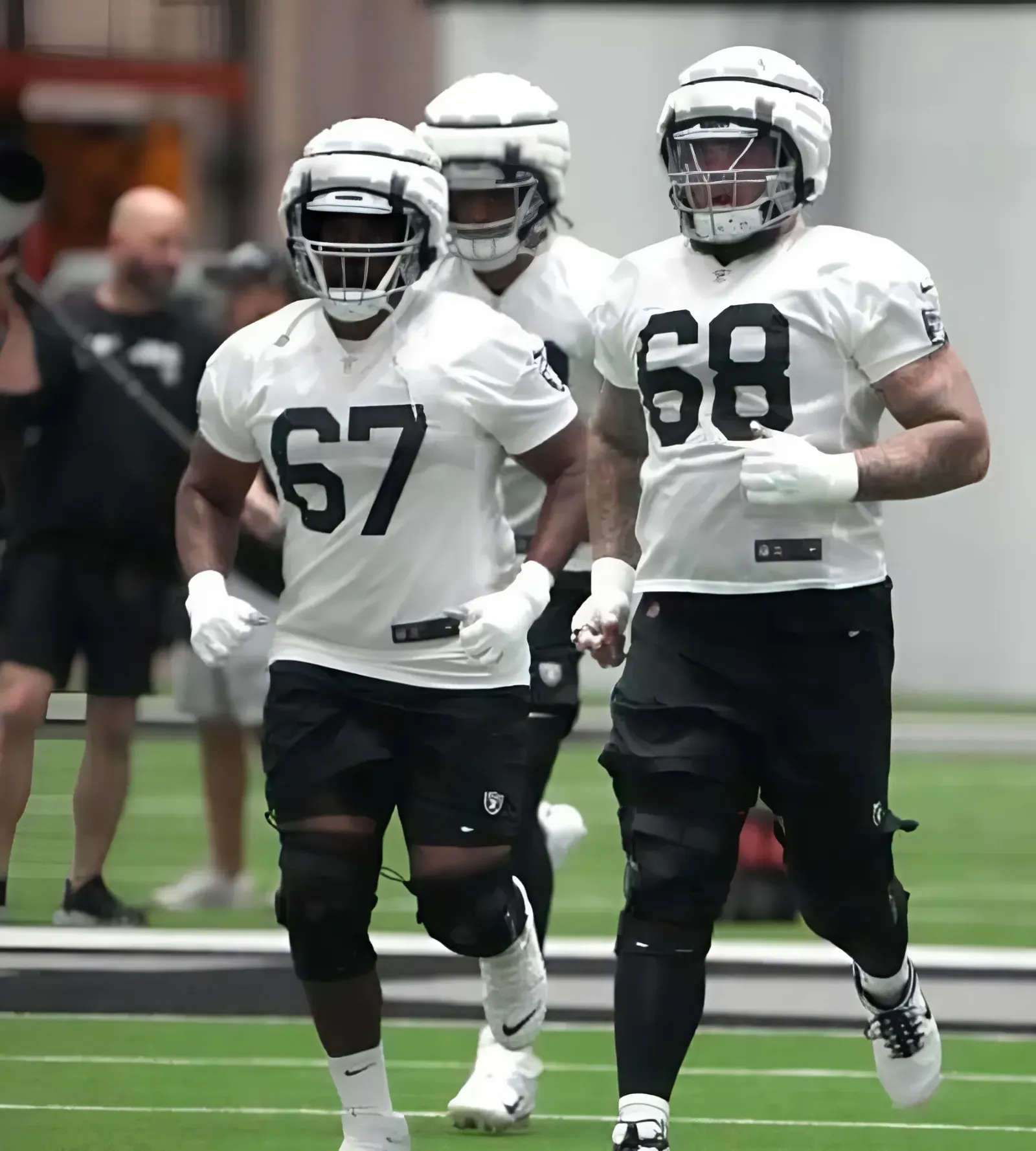 Does Raiders C Andre James Miss Playing Tackle?