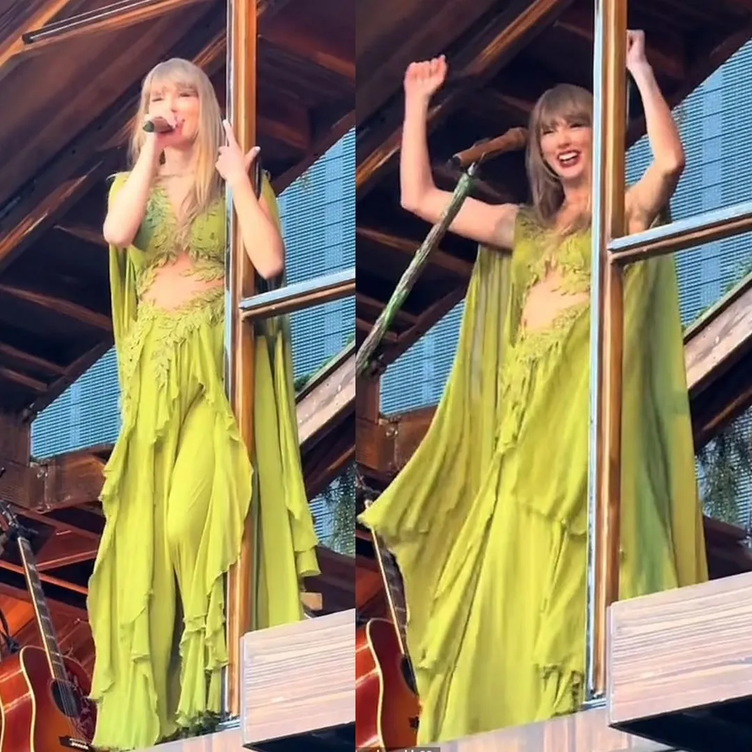 WATCH VIDEO: Taylor Swift emotionally congratulates a couple after they engaged during her Eras Tour show in Edinburgh