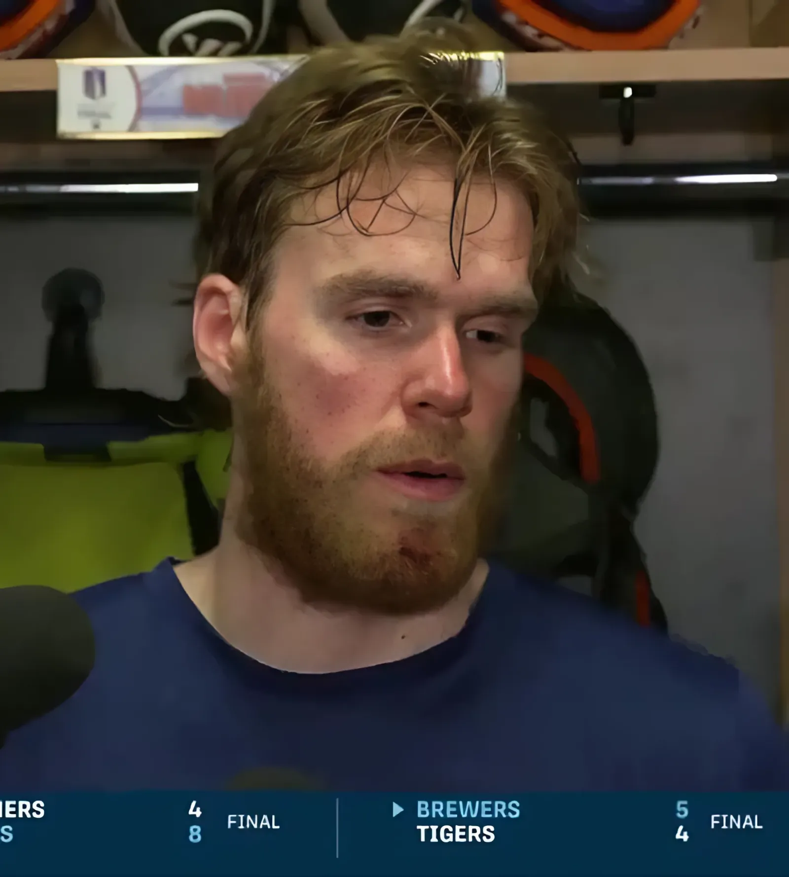 Connor McDavid blames hockey Gods for game one loss to Florida