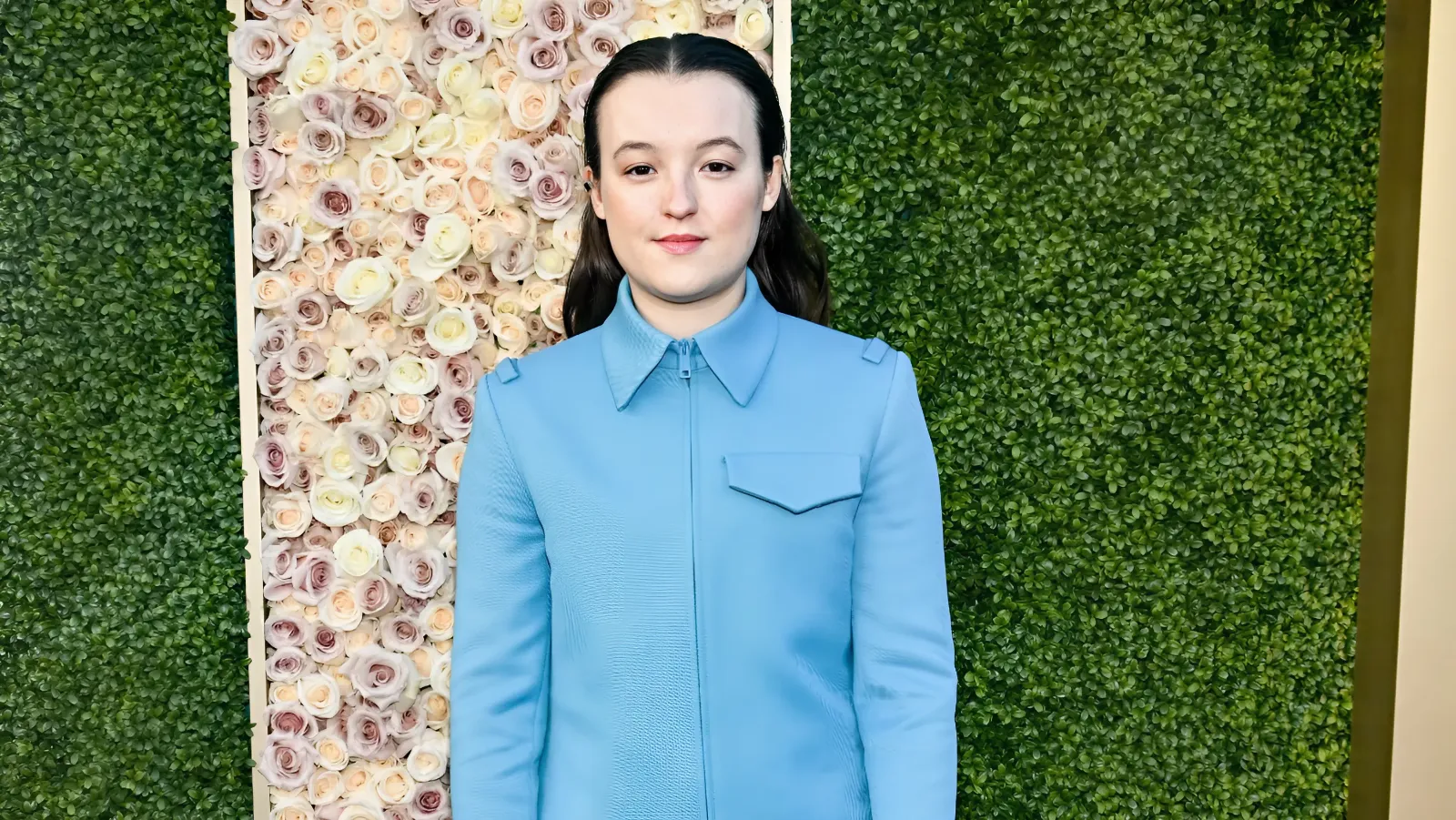 Bella Ramsey Wears Bespoke Prada To The Golden Globes 2024