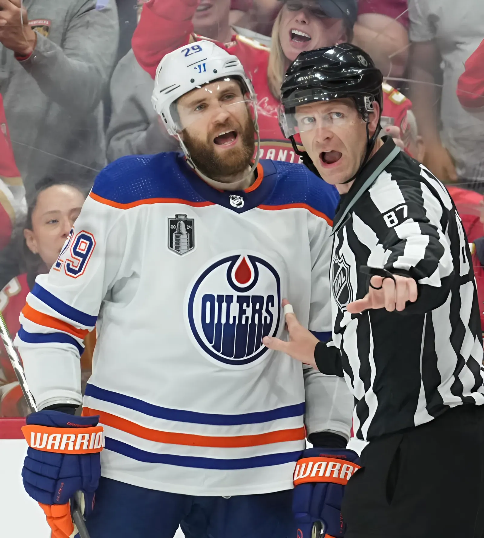 Oilers' Leon Draisaitl to avoid discipline for hit that took Panthers' Aleksander Barkov out of Game 2