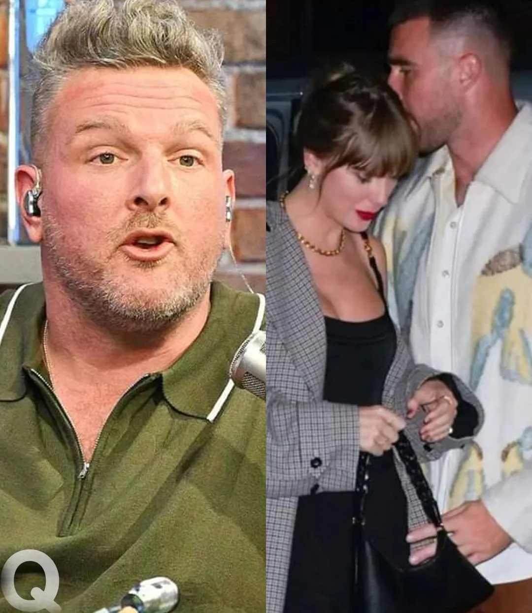 Pat McAfee sends a strong message to Travis Kelce and Taylor Swift haters: I’m sick of people being mad about it. Taylor is now part of the football world. This is good news, not bad news…