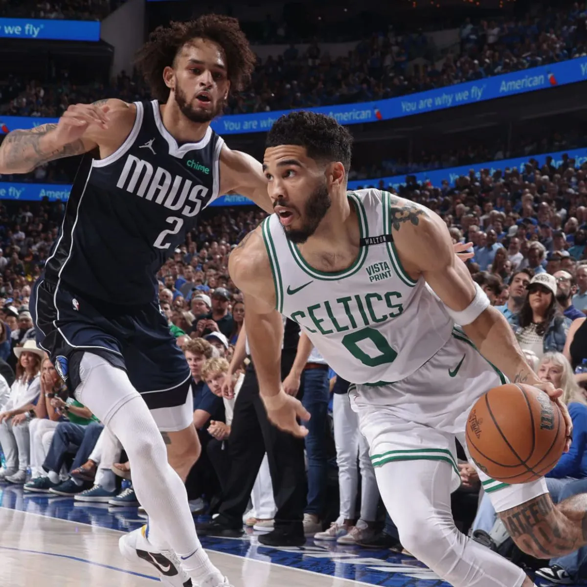 Mavericks trounce Celtics in Game 4 to stave off elimination