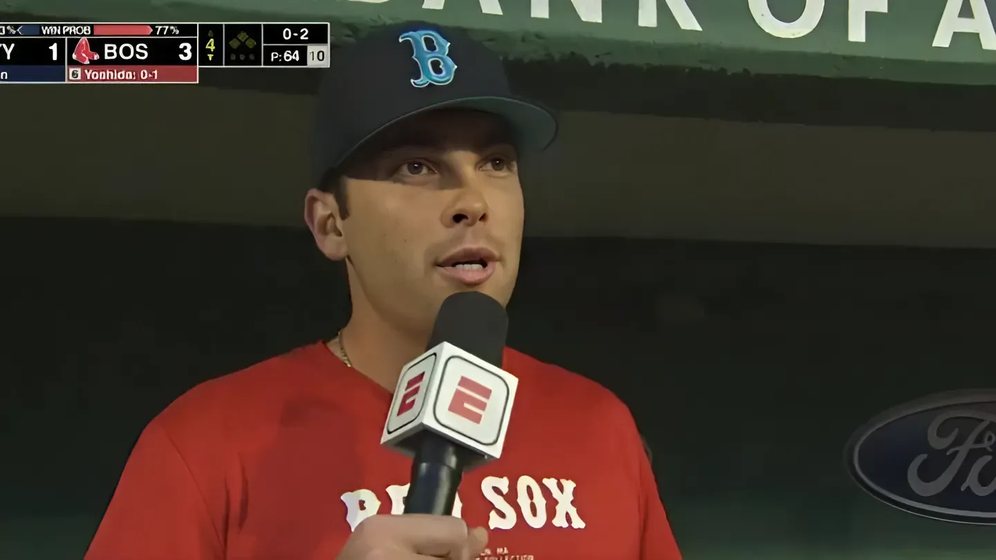 Red Sox's Triston Casas Tells Story of His Father's Arrest During In-Game Interview