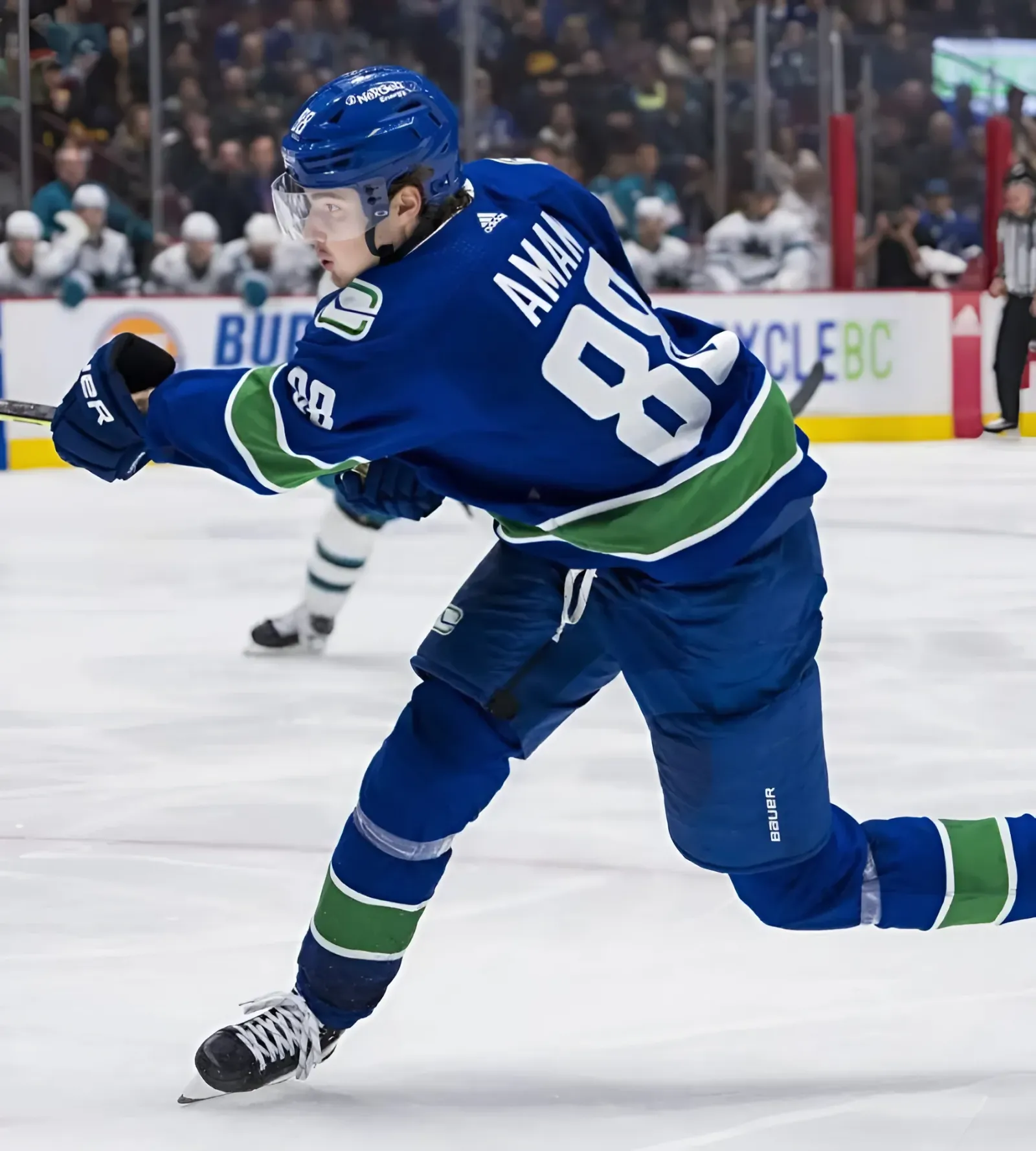 Åman on a mission to remain a regular in Canucks’ lineup, but it won’t be easy