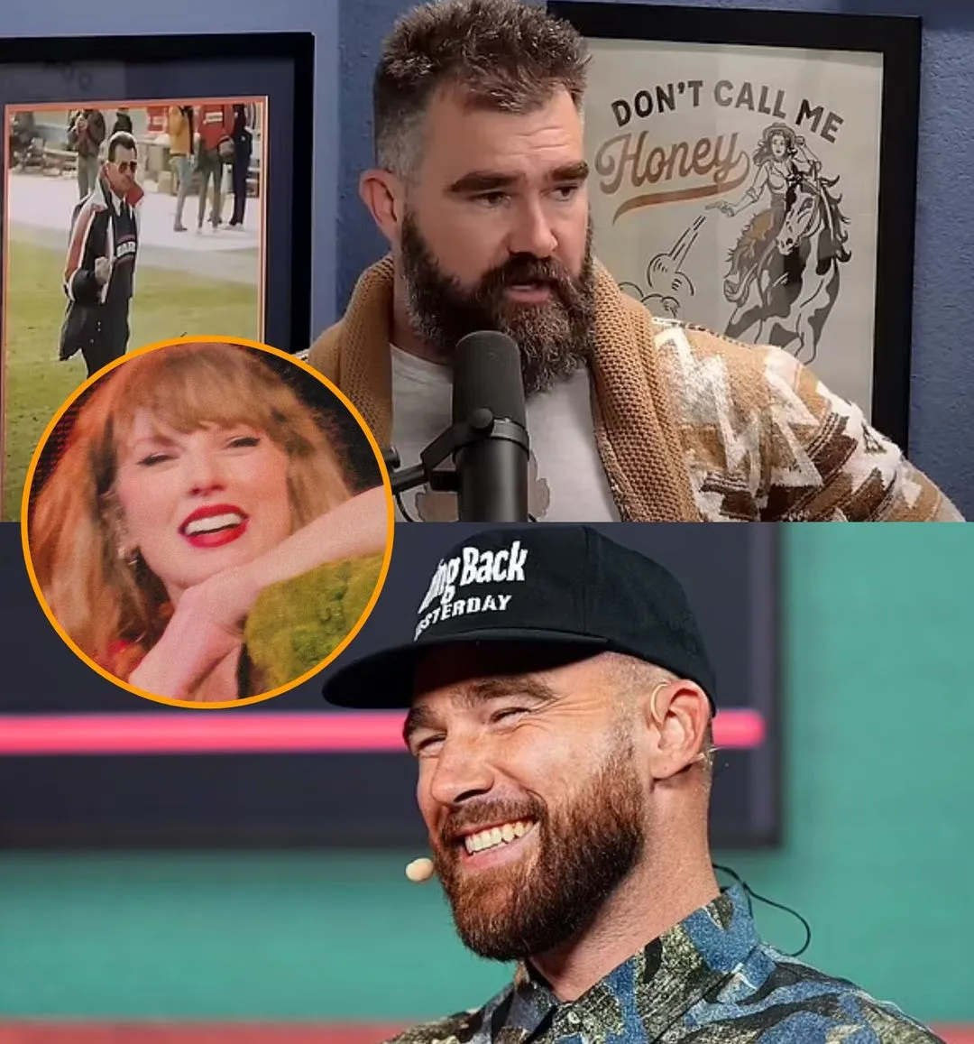 Travis Kelce will win an award 'by a f***ing landslide' thanks to support from Swifties, insists brother Jason, "might as well give you the award right now"