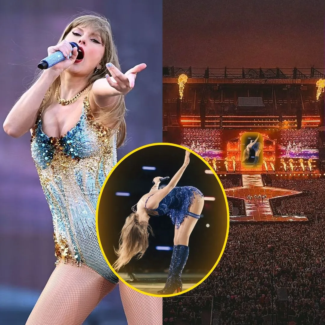 Taylor Swift Taylor Swift bent down to confess her love in front of 220,000 British fans, breaking the record for concert attendance. "You guys really overwhelmed me, I feel like I'm at home. Love you!!...