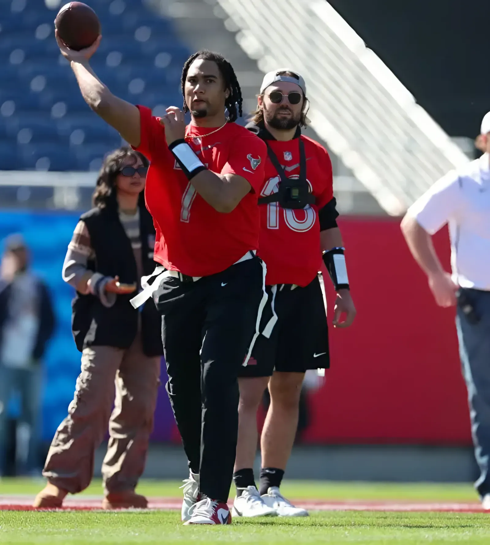 Texans QB C.J. Stroud holds second annual youth football camp