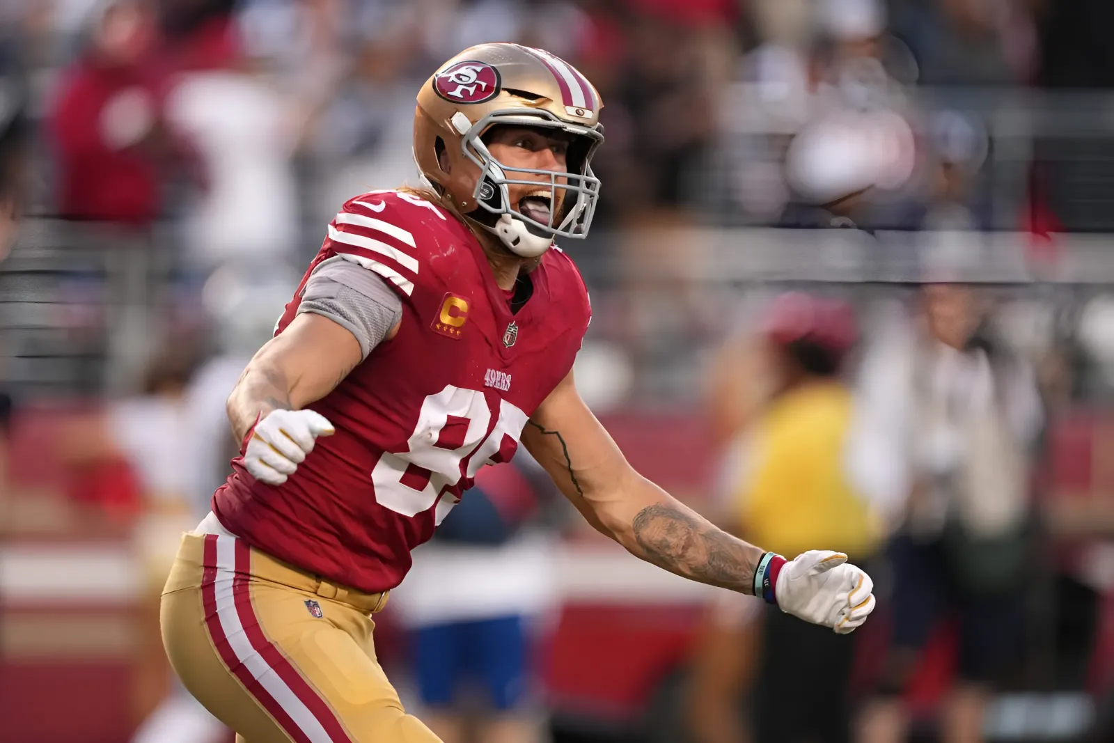 49ers' George Kittle reveals he lost significant amount of weight this offseason