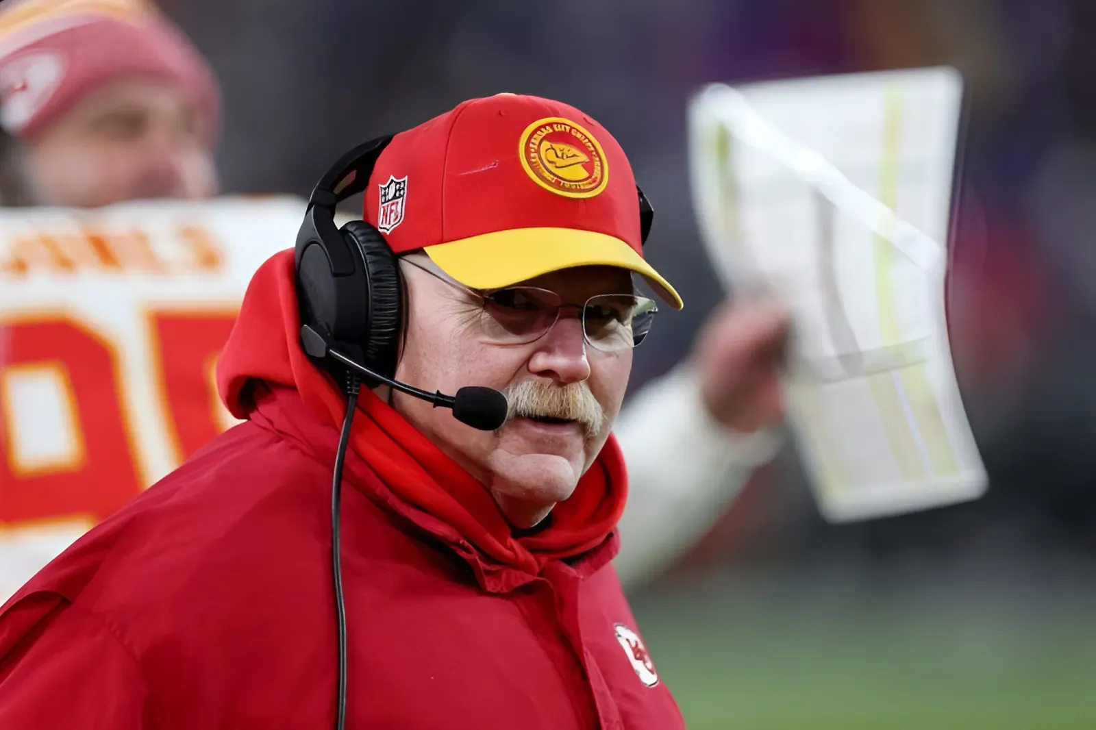 Chiefs' Andy Reid Says He Ate 60 Burgers While Filming Commercial with Mahomes