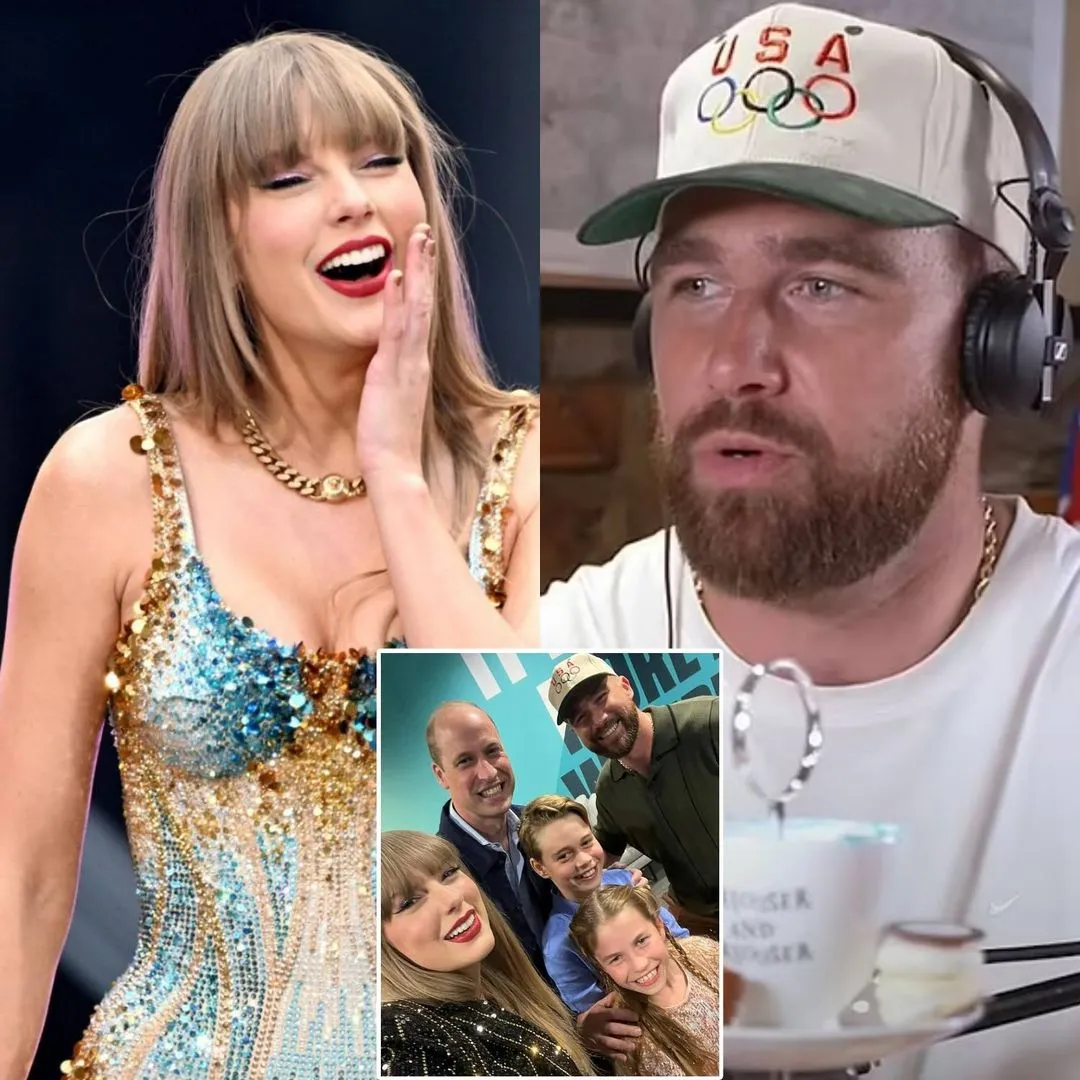 Travis Kelce talks about THAT Royal selfie and says Charlotte and George were 'an absolute delight' before burnishing Prince William's street cred by branding him 'the coolest motherf*****'