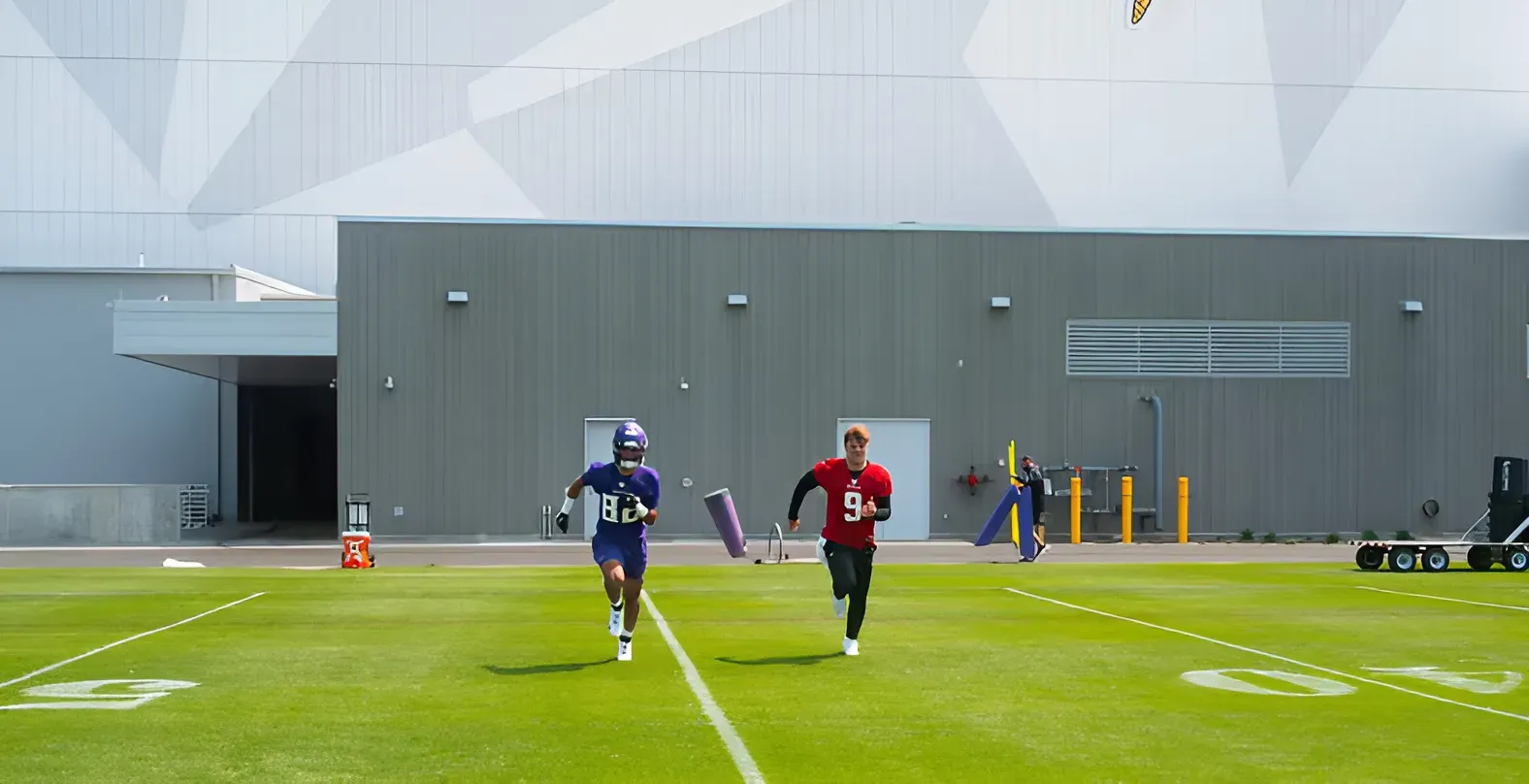 Video: J.J. McCarthy is Working Out with Adam Thielen