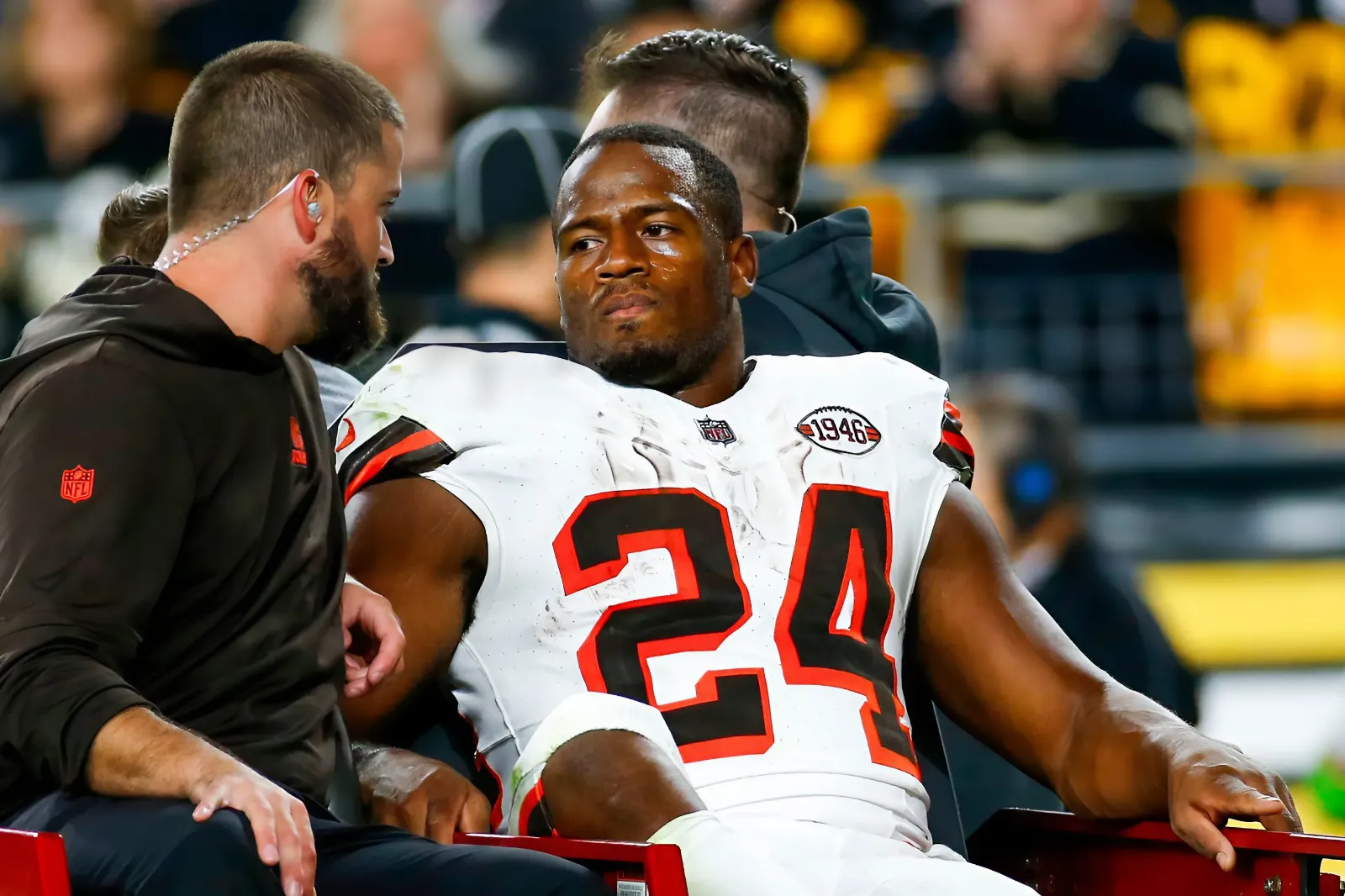 Browns' Back Nick Chubb Progressing Well After Gruesome Injury