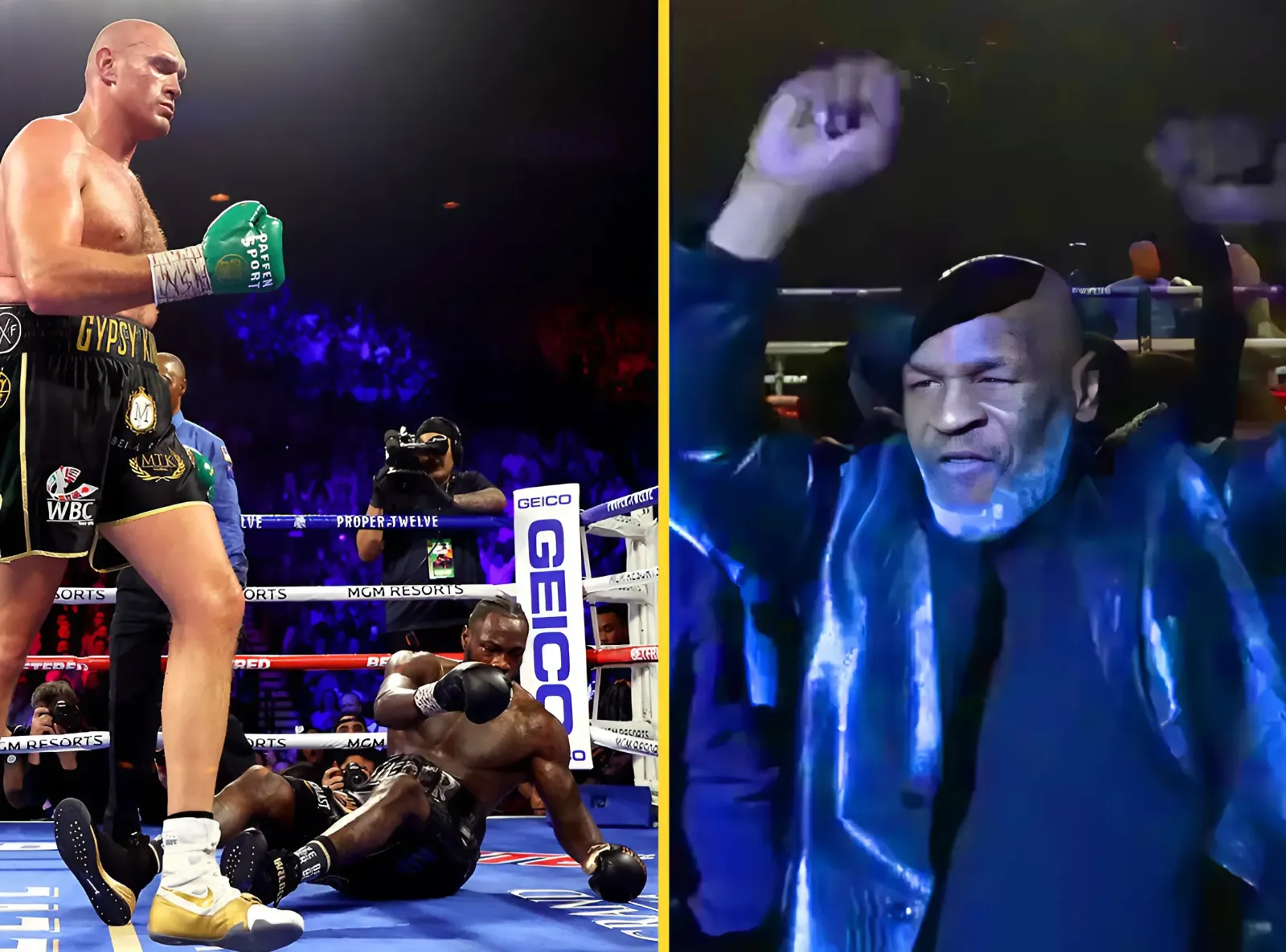 ‘I always root for him’ – Mike Tyson celebrated joyfully when Tyson Fury knocked out Deontay Wilder and explained why he loves him