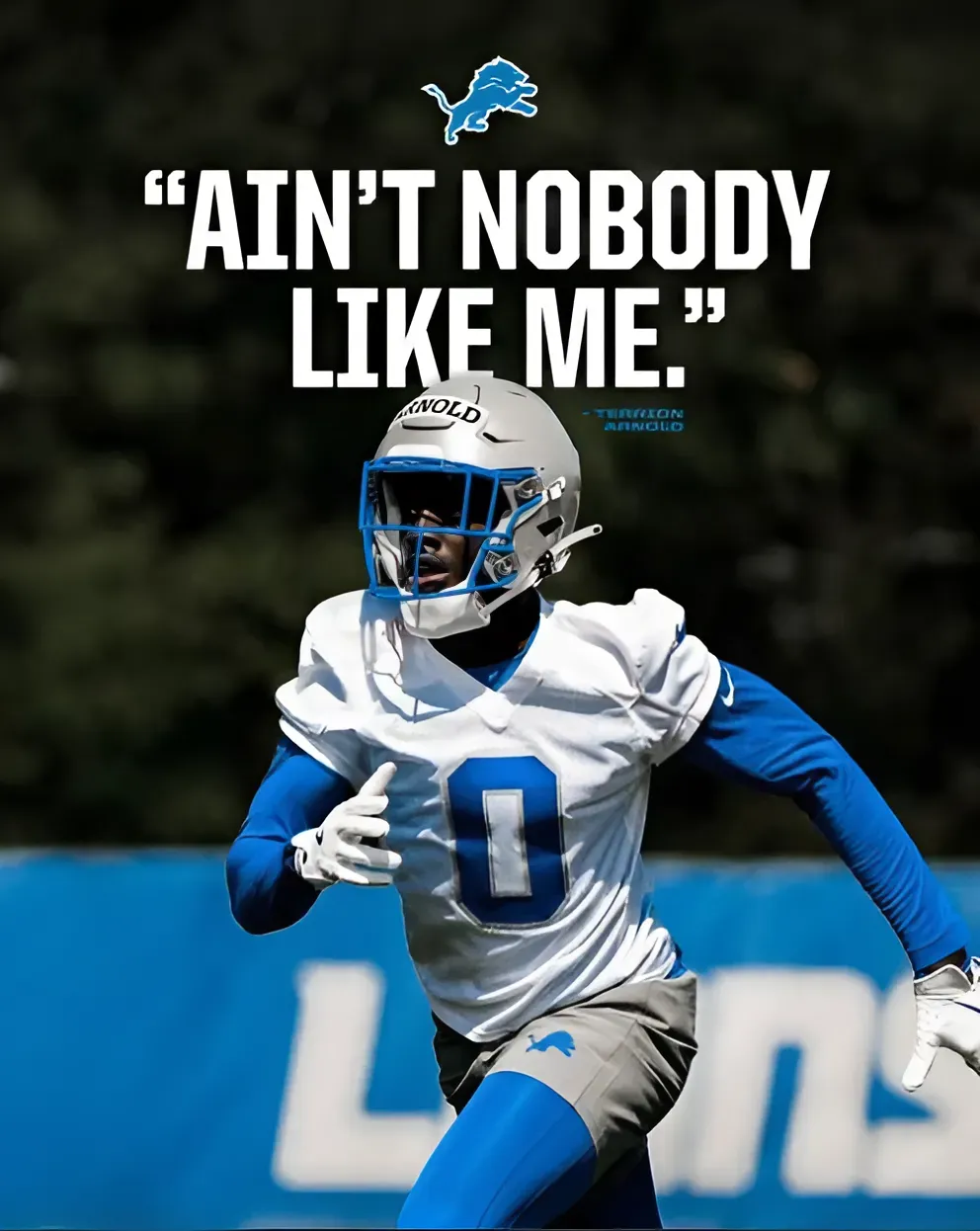 Lions' rookie Terrion Arnold compares himself to three legendary corners, can he have rookie years like them?