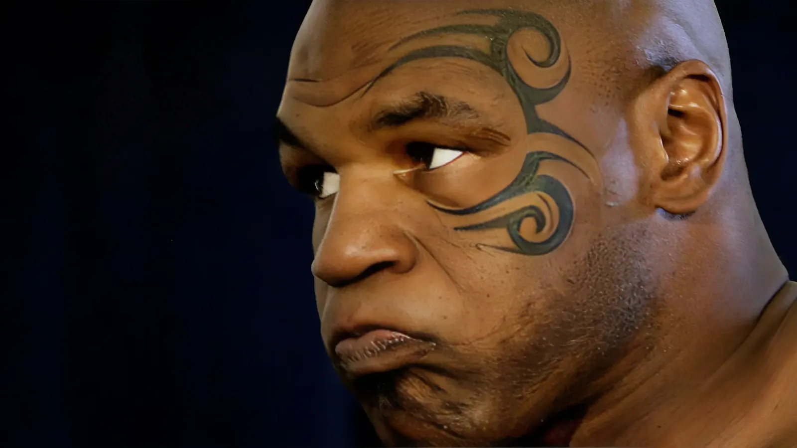 Mike Tyson wanted a very different face tattoo, but it was refused.