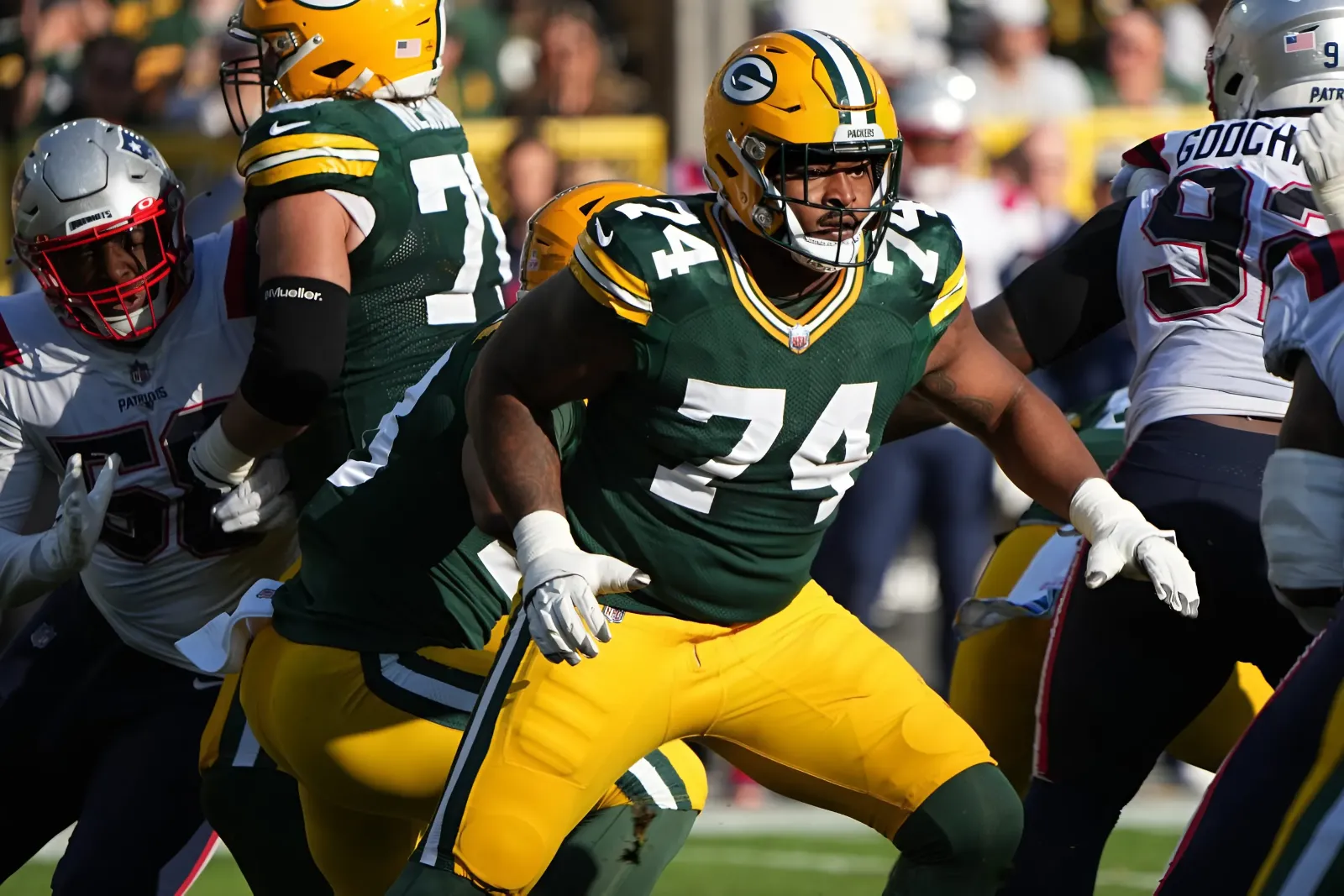 Moving Elgton Jenkins to center is a viable option for the Packers to find the best five