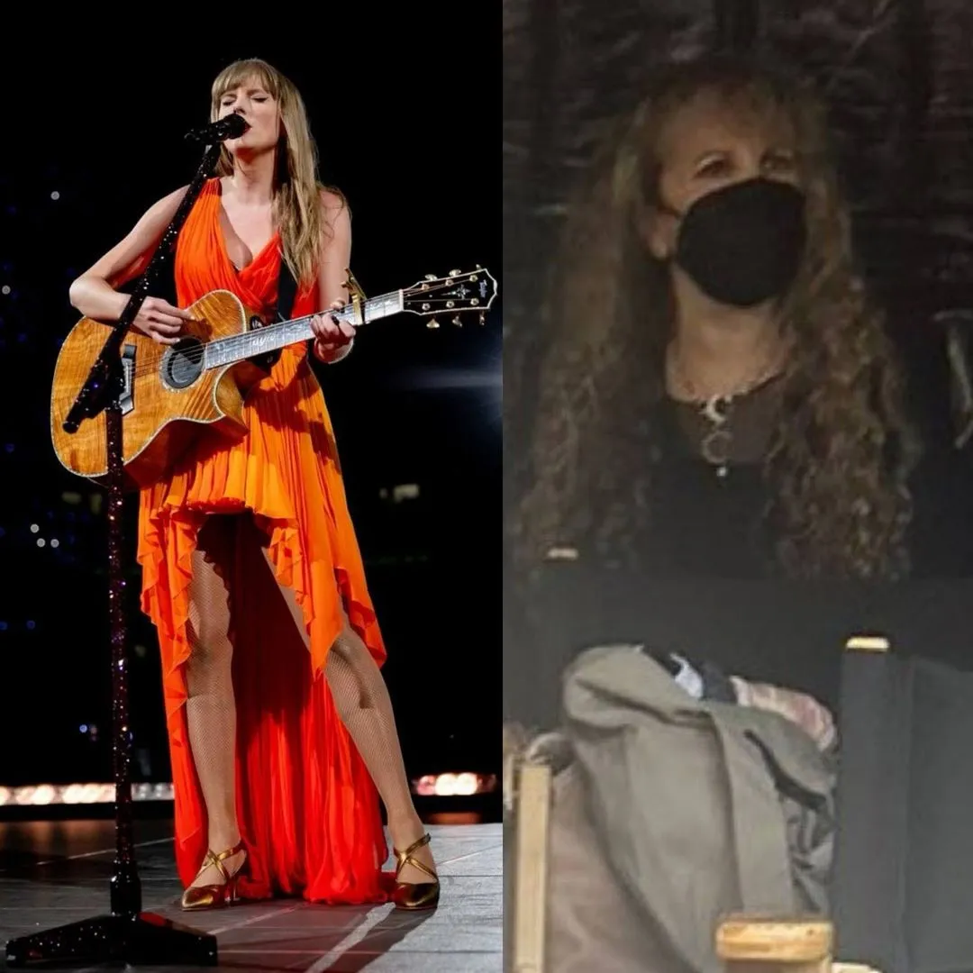 Taylor Swift plays Clara Bow for the first time and dedicates the track to her 'hero' Stevie Nicks as the Fleetwood Mac legend attends Dublin Eras Tour gig