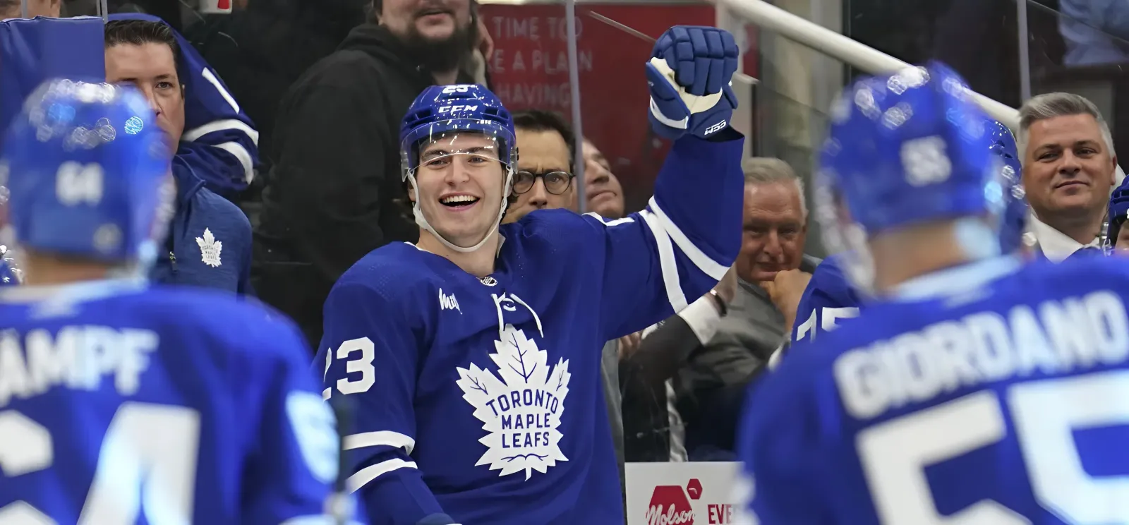 Maple Leafs Forward Matthew Knies Celebrates New Contract for Goaltender Joseph Woll in ‘21 Jump Street’ Inspired Instagram Story