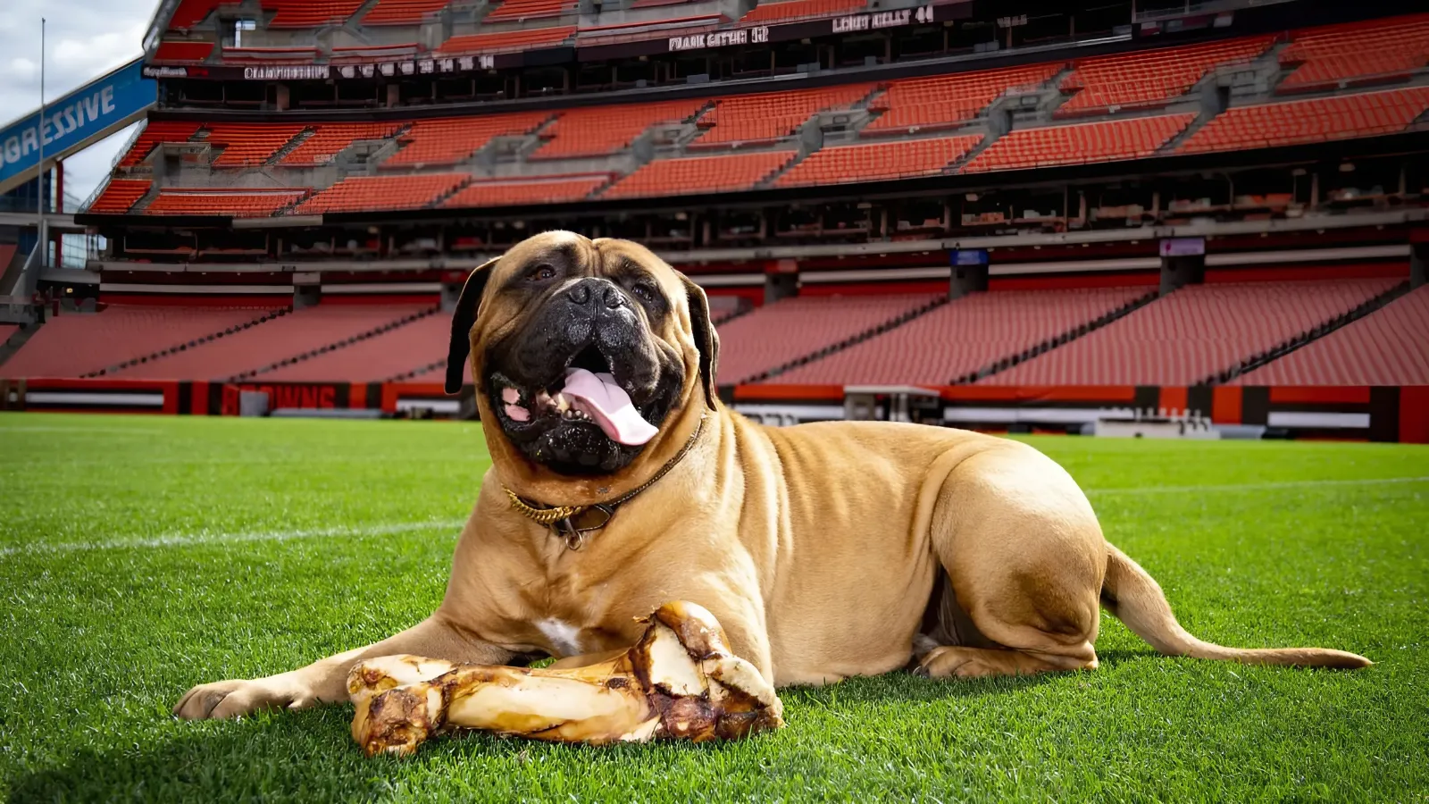 Cleveland Browns mourn death of Bullmastiff mascot Swagger Jr.