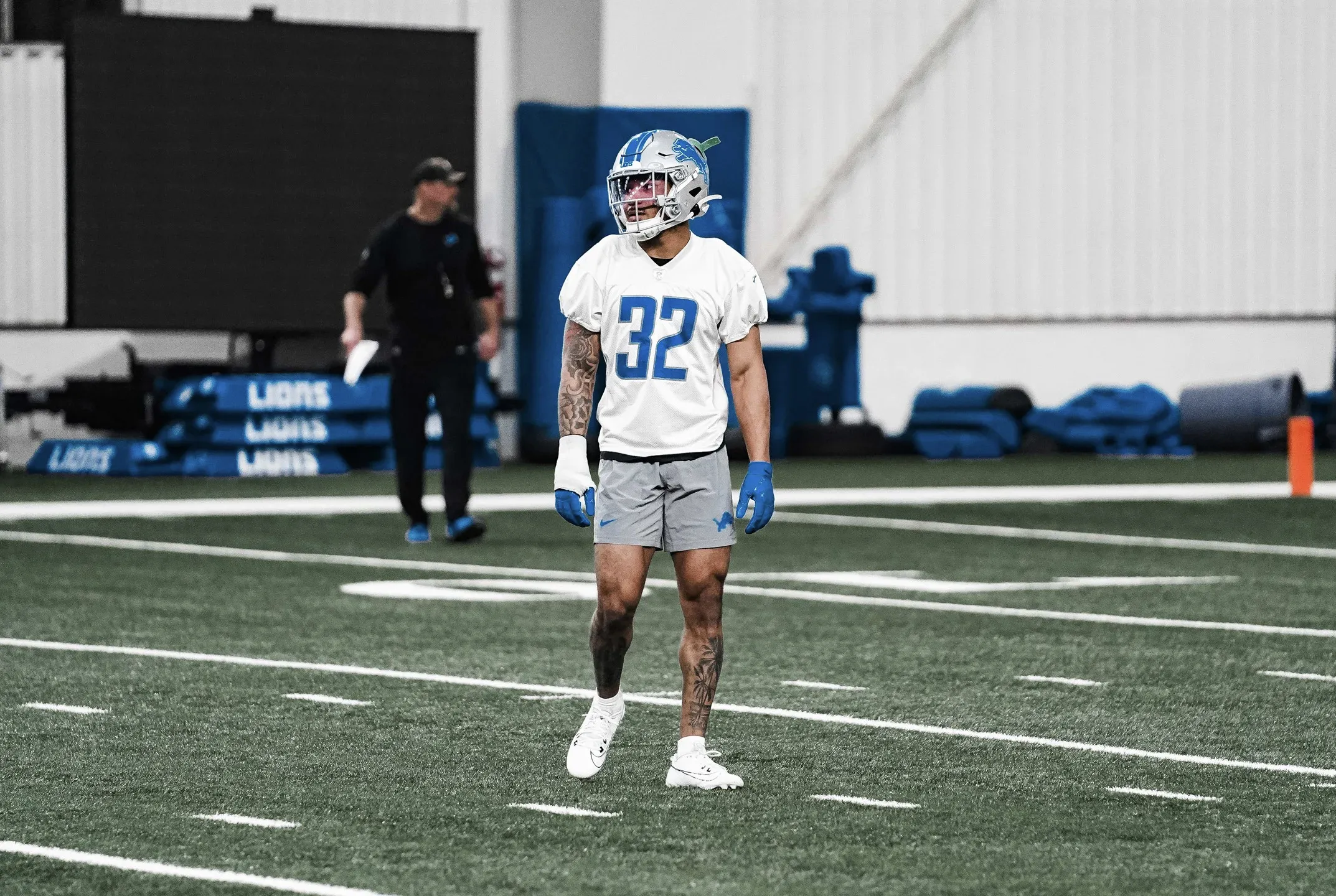 Lions defensive back Brian Branch looks to be on well track for training camp