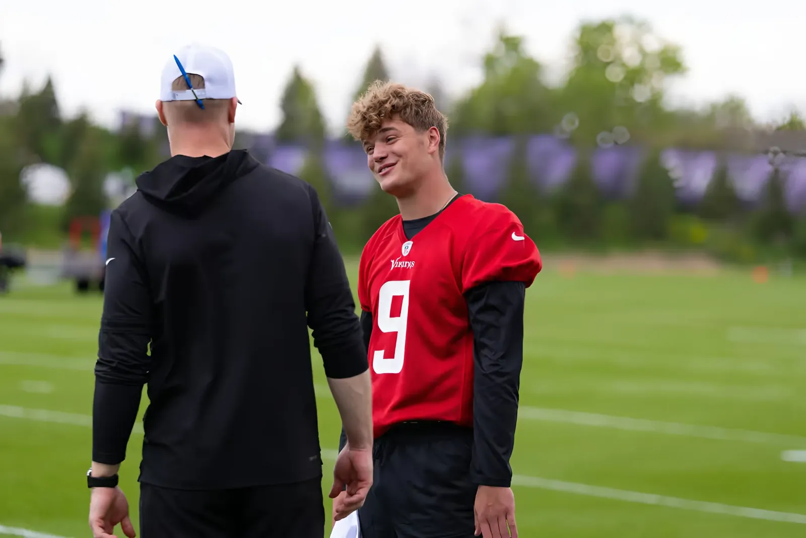 Video: Adam Thielen Continues to Work Out with Vikings Rookie JJ McCarthy