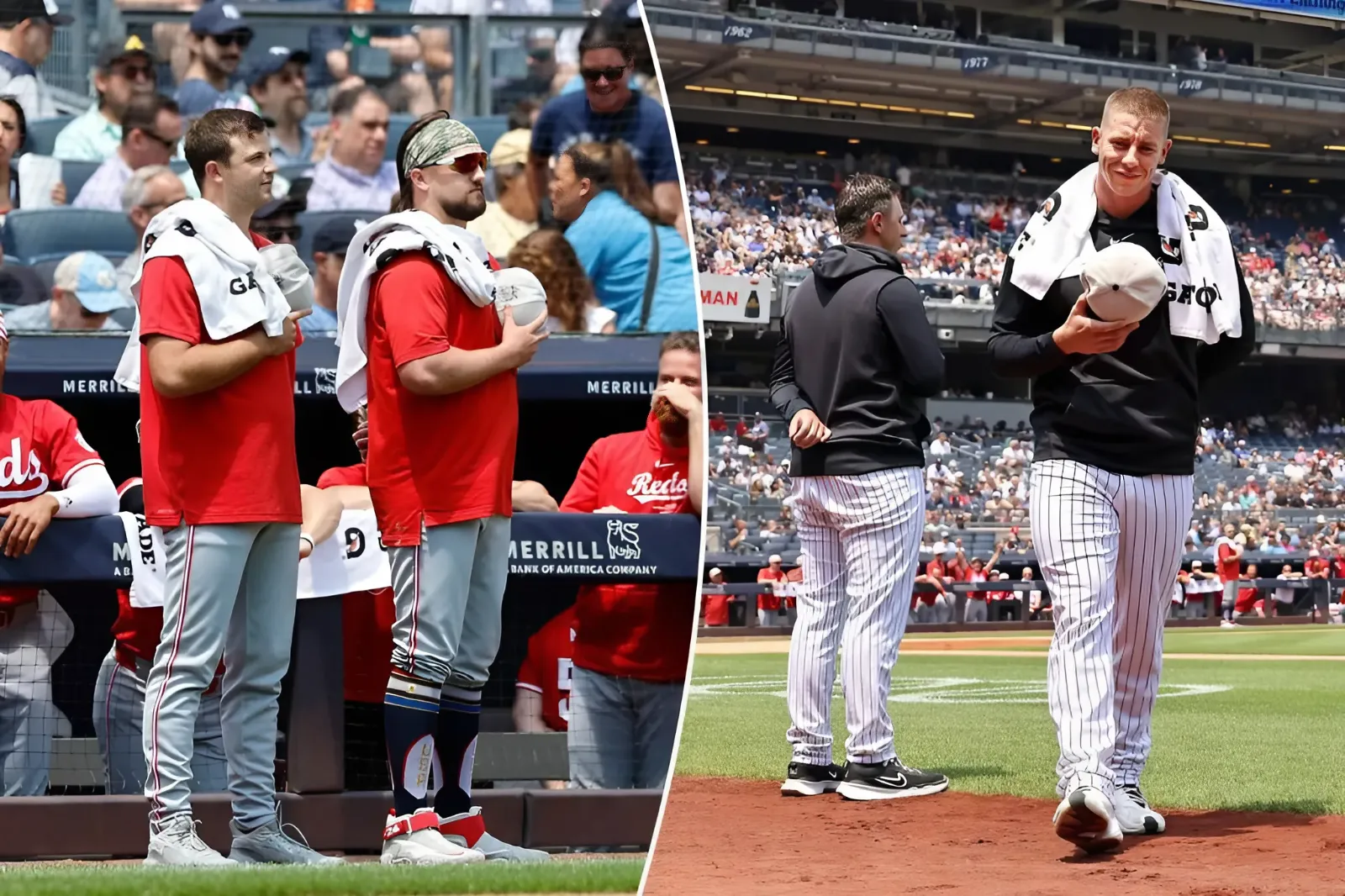 Reds used national anthem standoff to ‘set the tone’ in sweep of Yankees