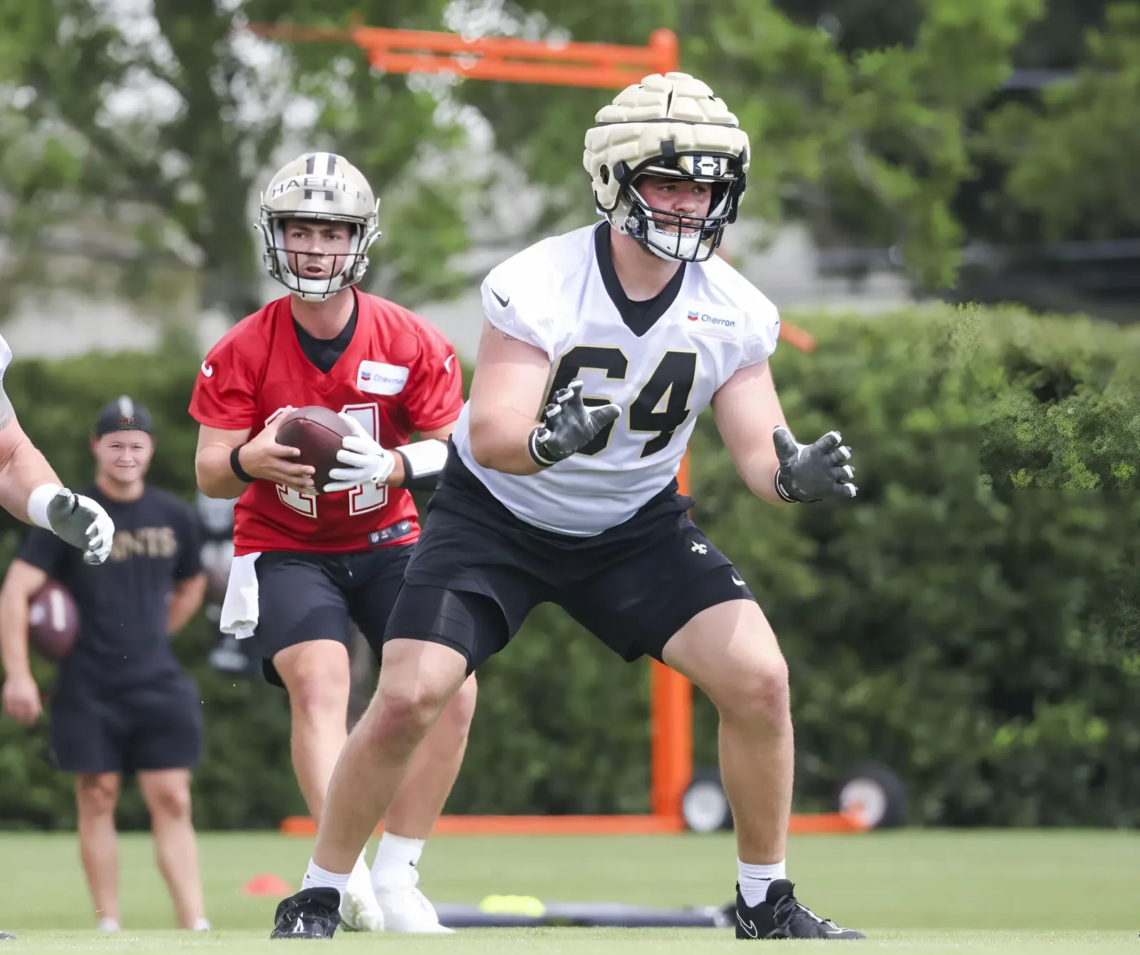 Can Nick Saldiveri lock down the Saints starting job at left guard? If not him, then who?