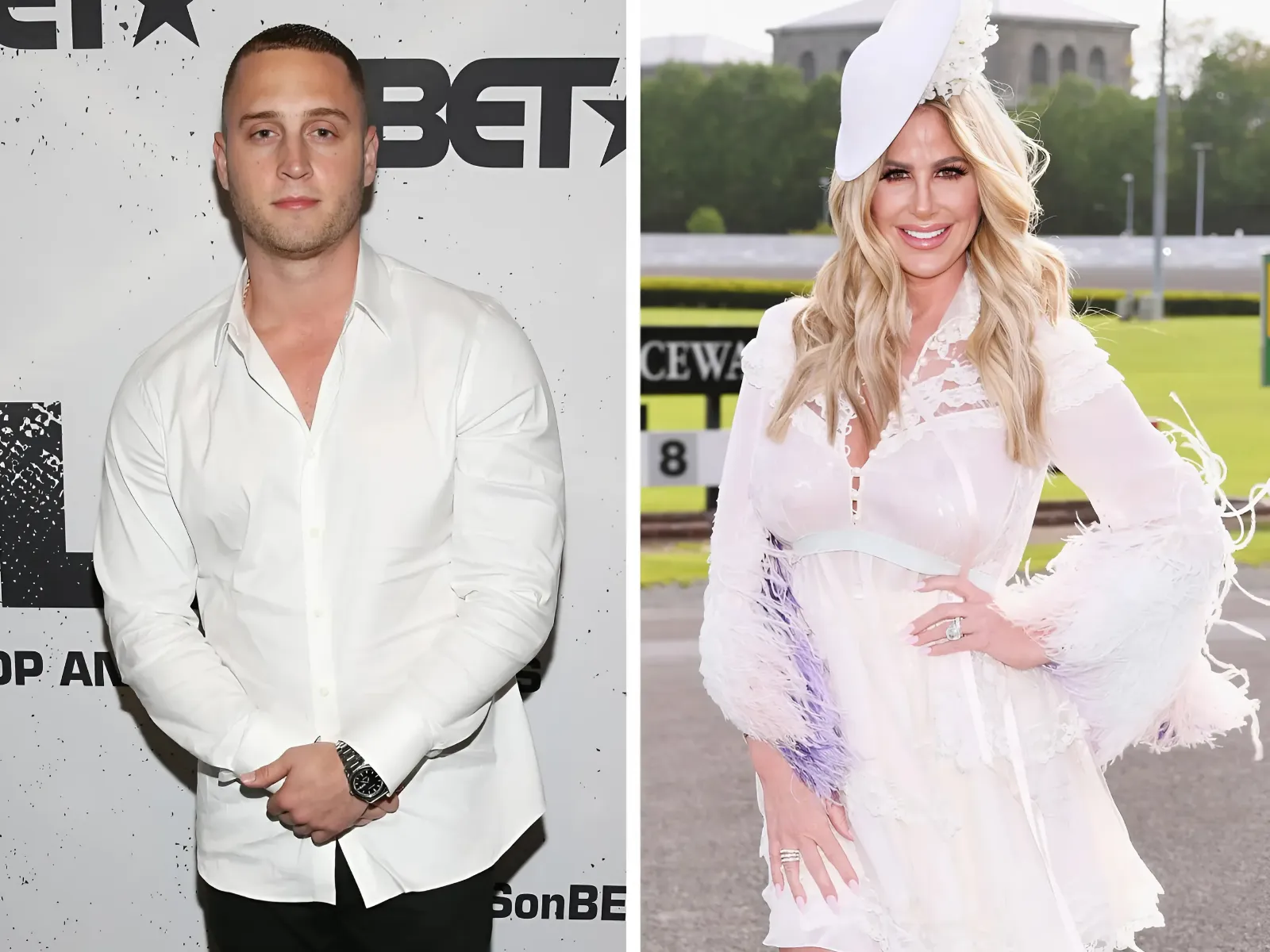 Kim Zolciak Cuddles Up with Chet Hanks as He Calls Her a 'MILF' in Surreal Life