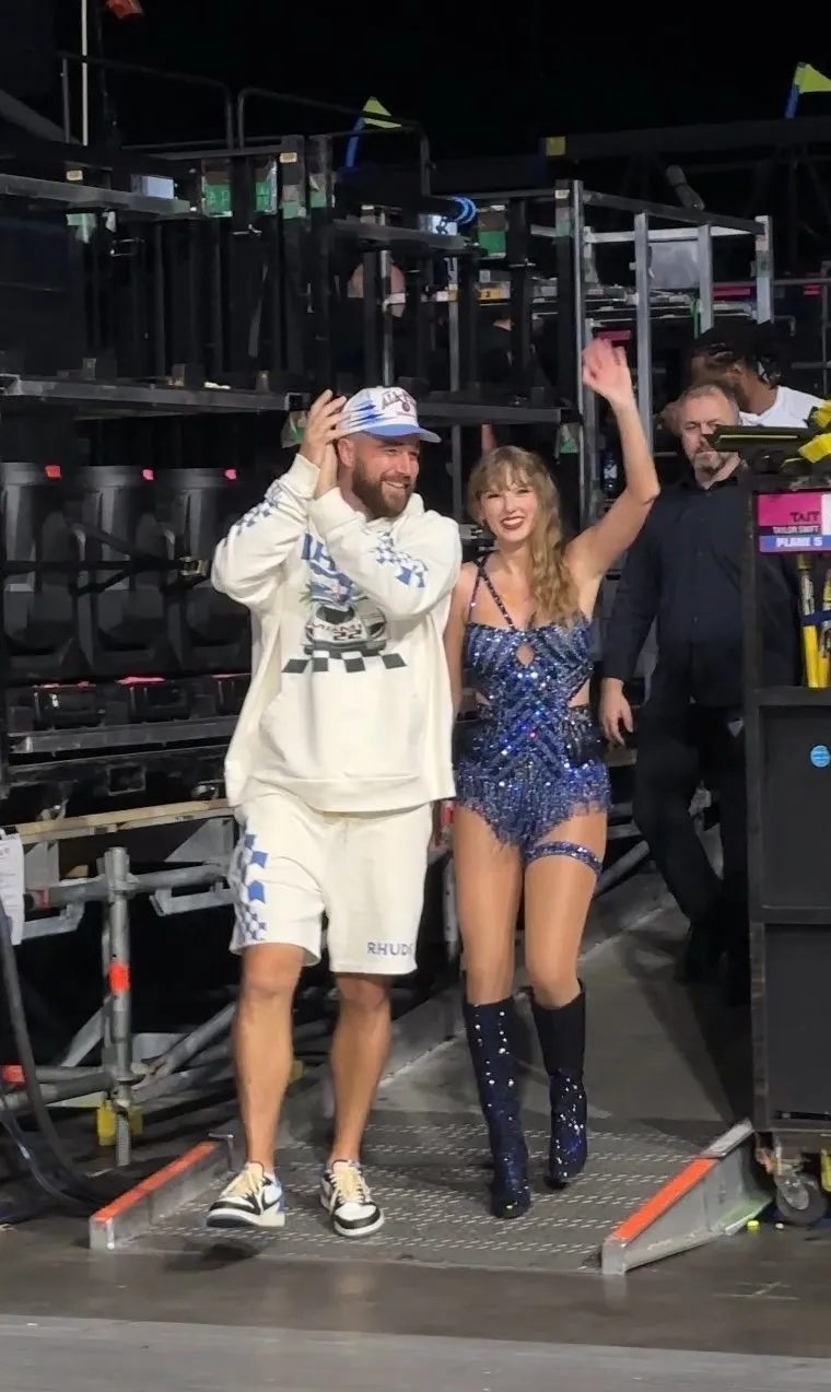 Travis Kelce gets the crowd PUMPED UP at Taylor Swift's second Eras Tour show in Amsterdam after another SURPRISE appearance