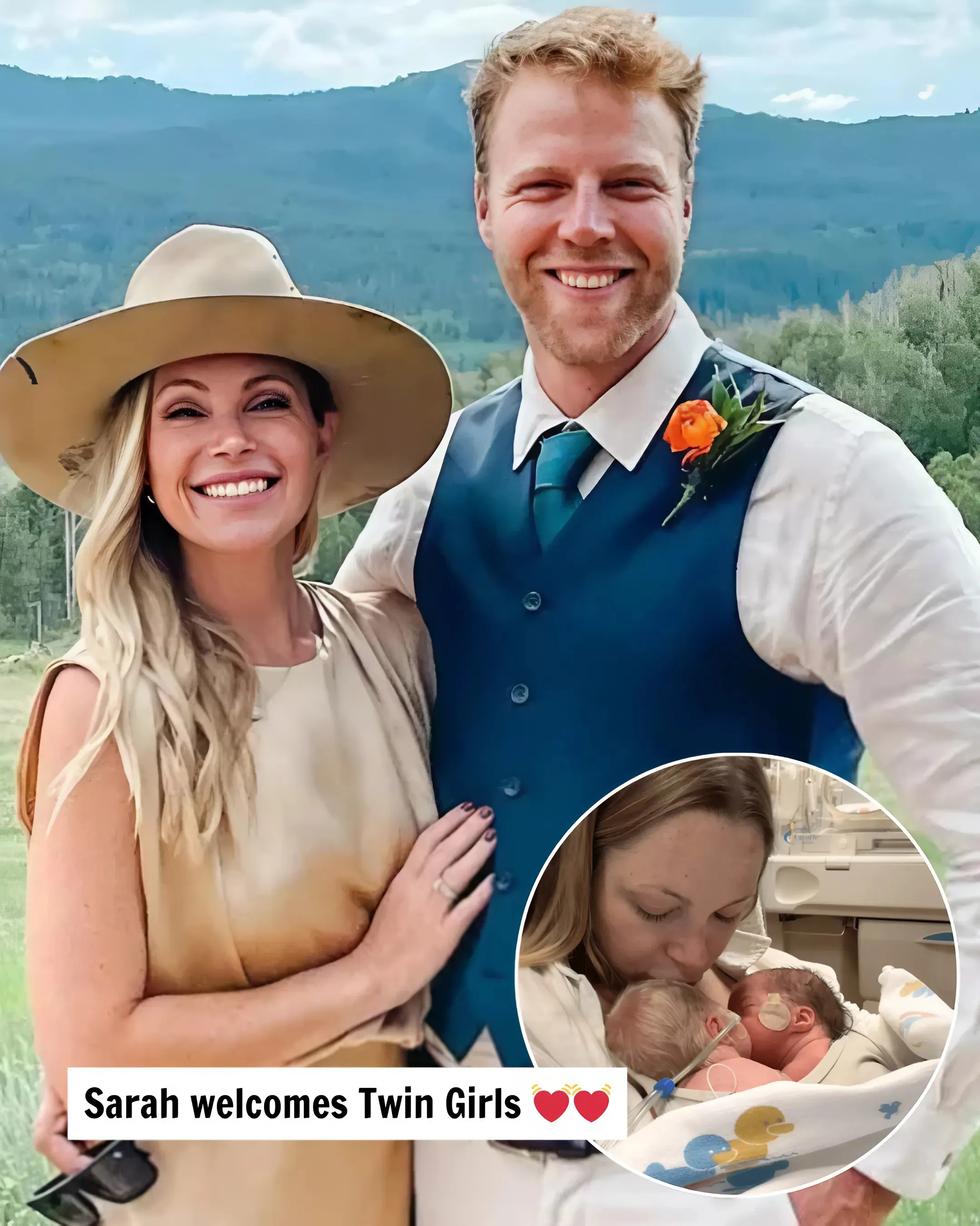 “Bachelor ”Alum“ ”Sarah Herron Welcomes Twin Girls with Husband Dylan Brown 'A Whopping 7.5 Weeks Early'