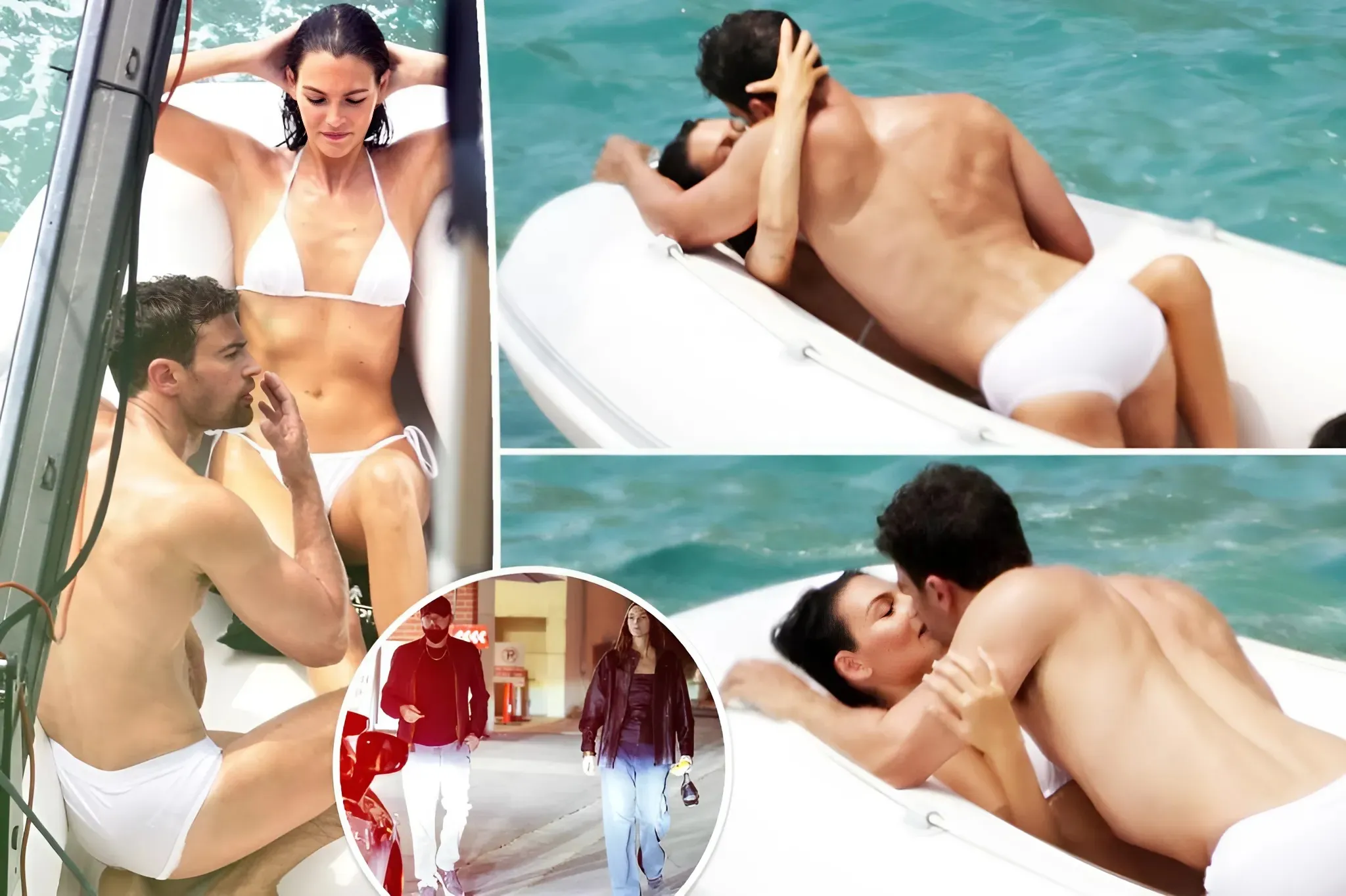 Speedo-clad Theo James gets hot and heavy with Leonardo DiCaprio’s girlfriend, Vittoria Ceretti, for Dolce & Gabbana ad