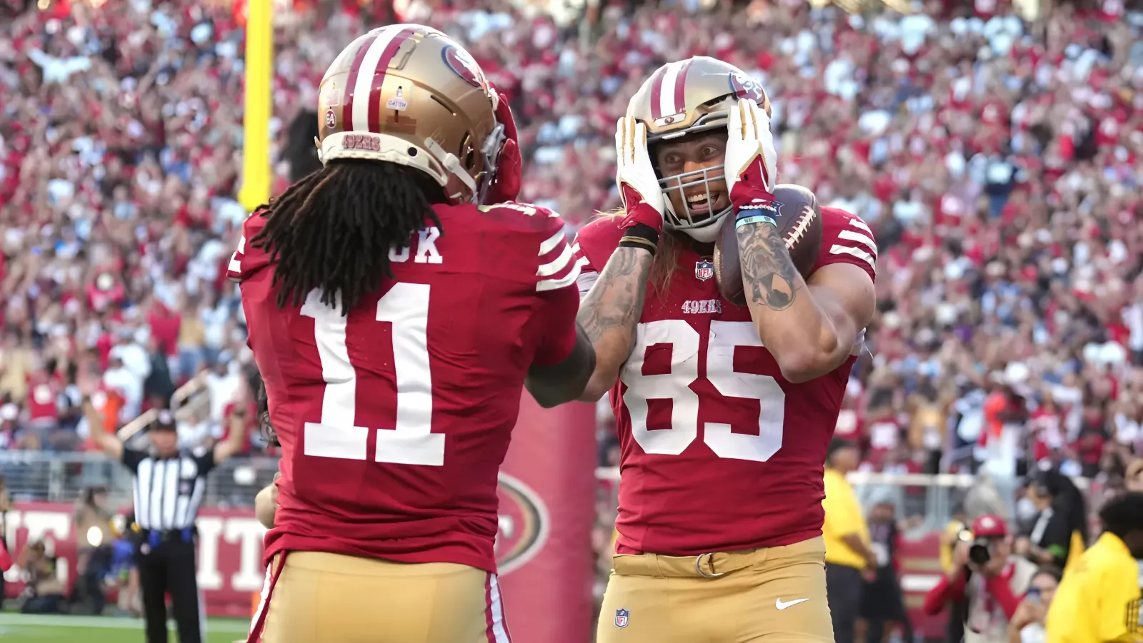 49ers' George Kittle sends clear message about Brandon Aiyuk contract stalemate