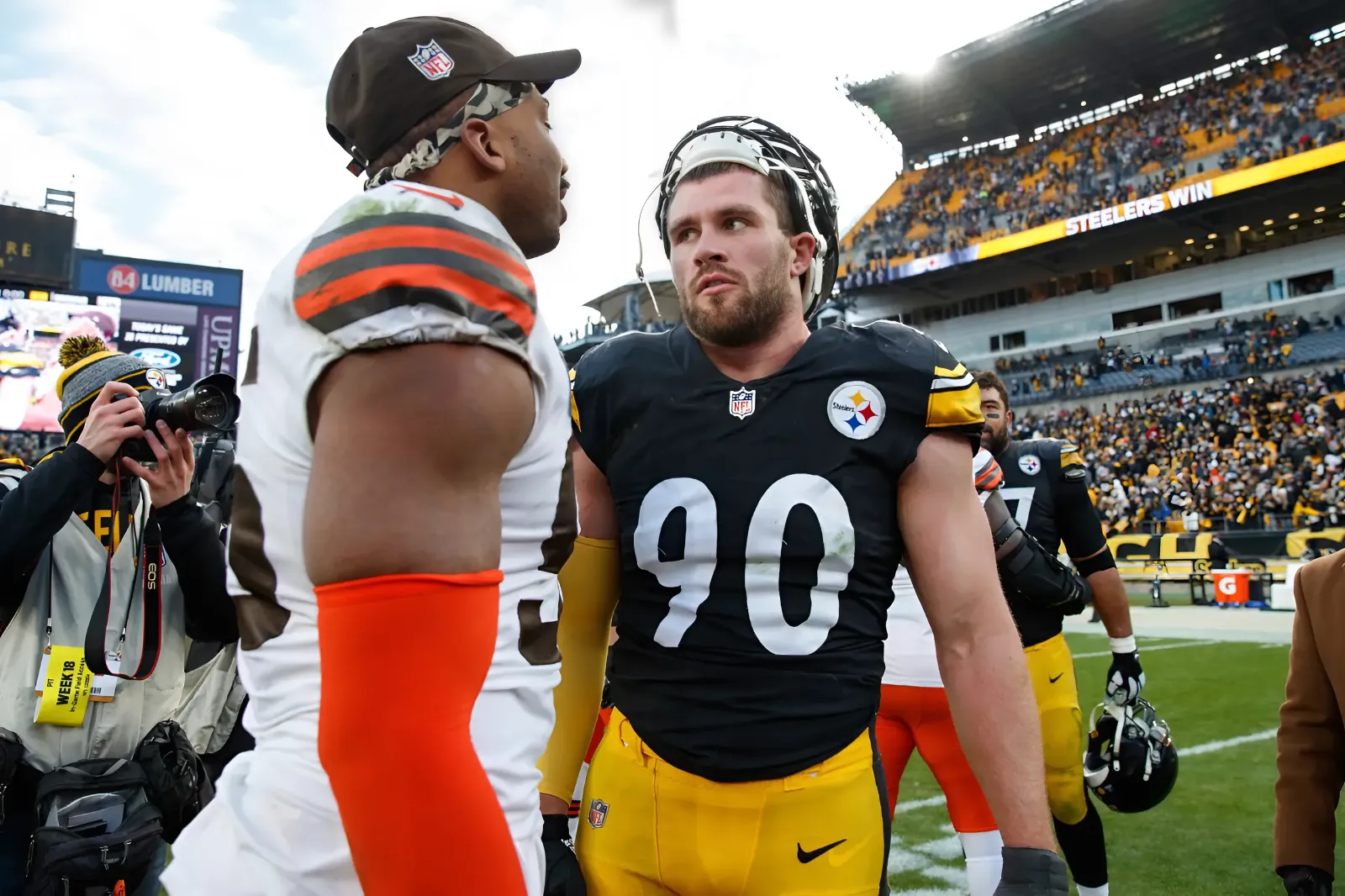 Steelers’ TJ Watt Disrespected Again In Repulsive Fashion: “[Myles] Garrett Is Now Tier 1 By Himself”