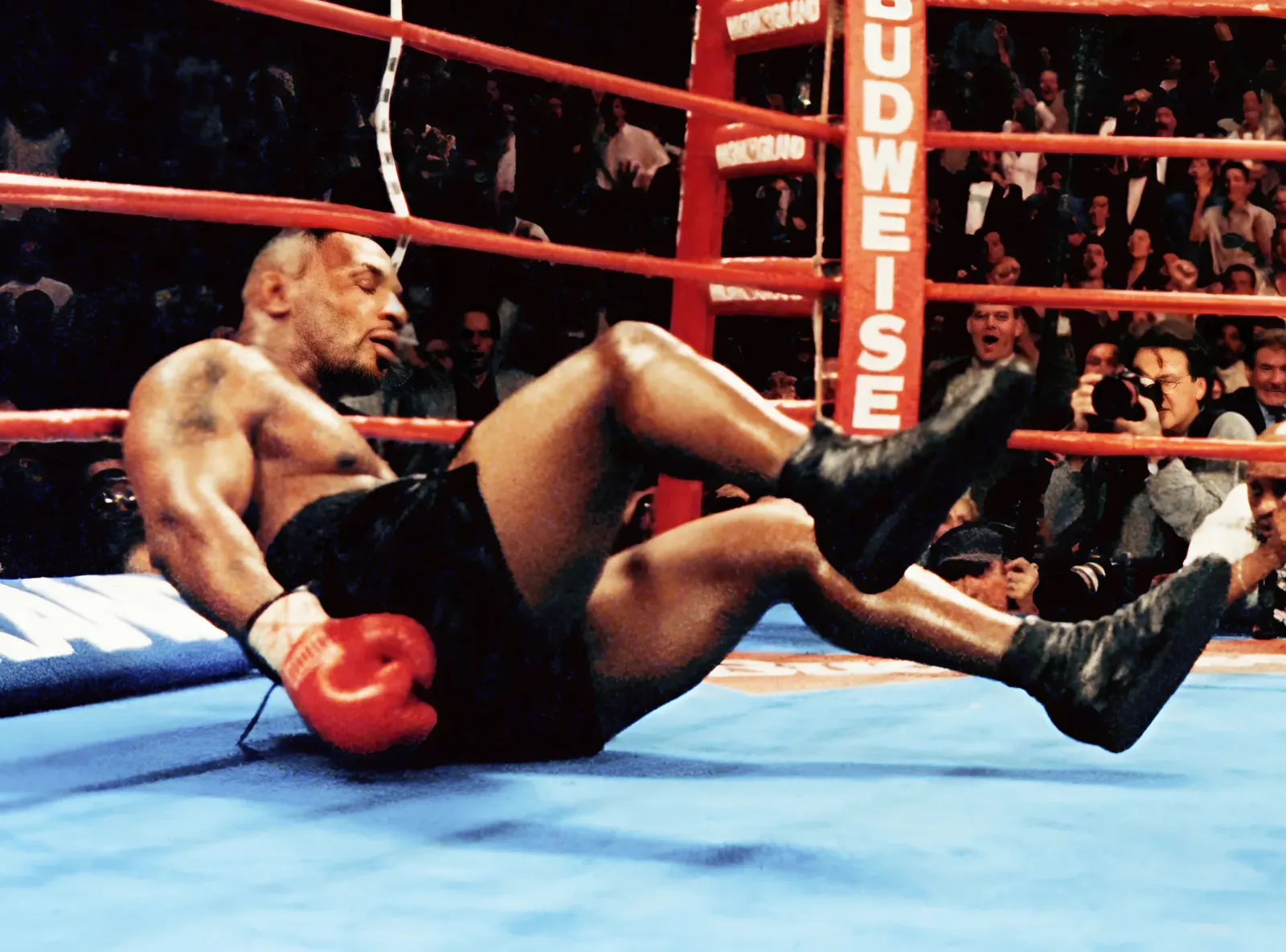 Mike Tyson got knocked down in sparring by fighter who retired with 17 losses before upset defeat to...