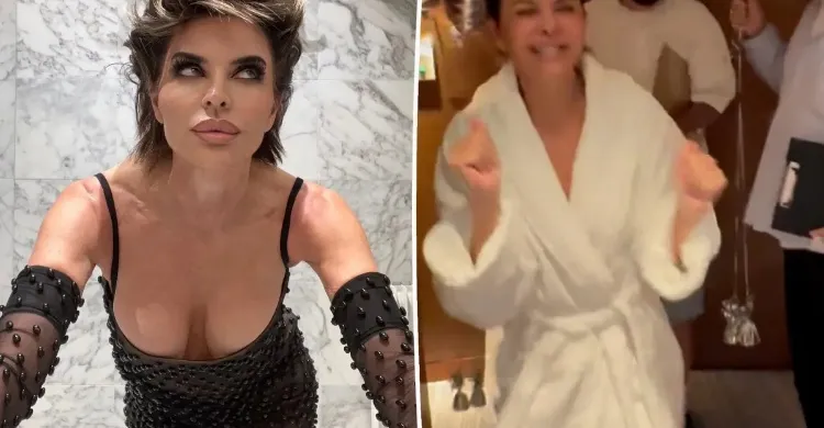 Lisa Rinna shares naked selfie for her 61st birthday before quickly deleting the photo: ‘F–k the 60s, I’m coming in’